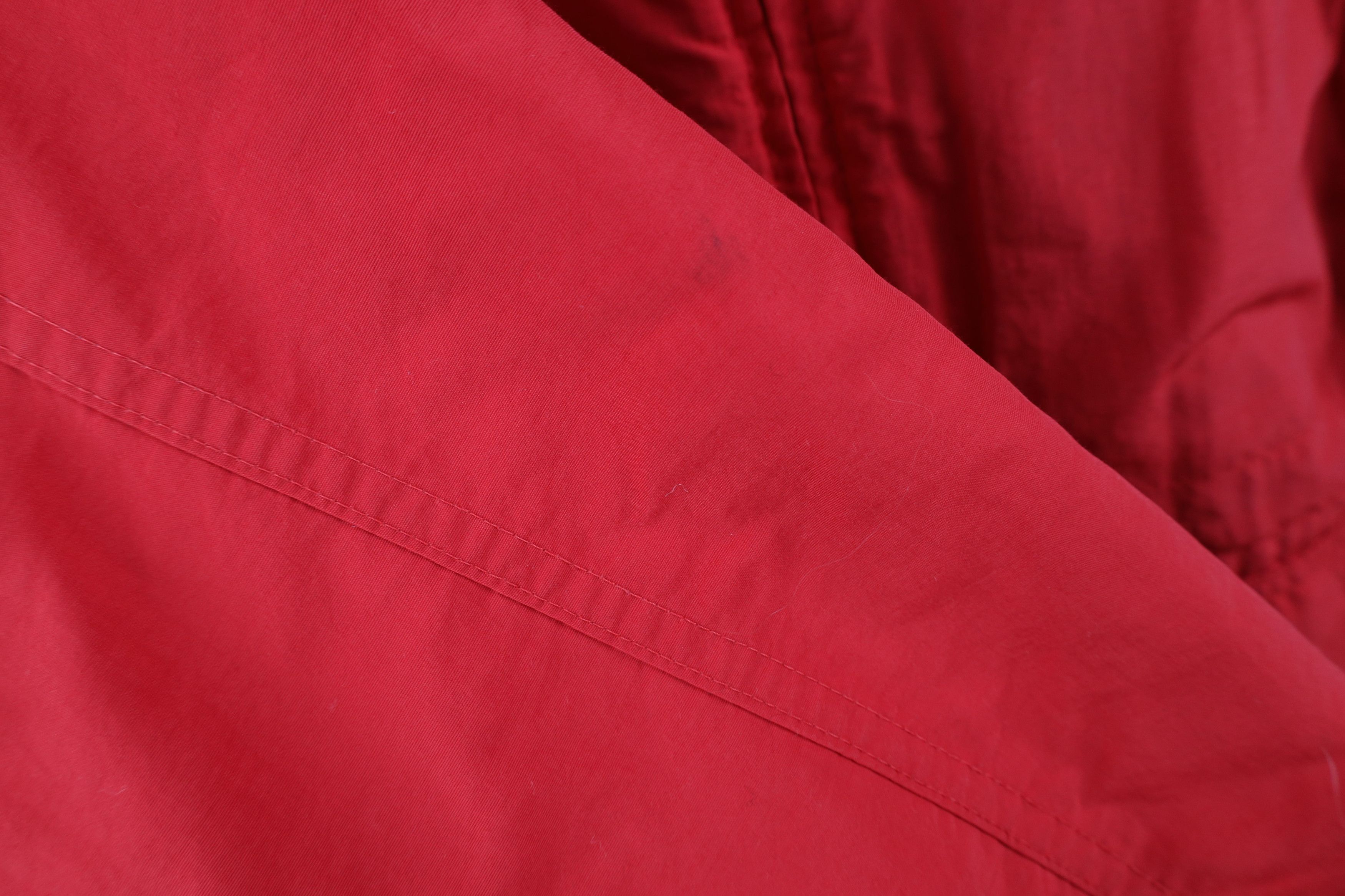 J.Crew Vintage 90s J Crew Lined Chore Barn Parka Jacket Red USA Size US L / EU 52-54 / 3 - 5 Thumbnail