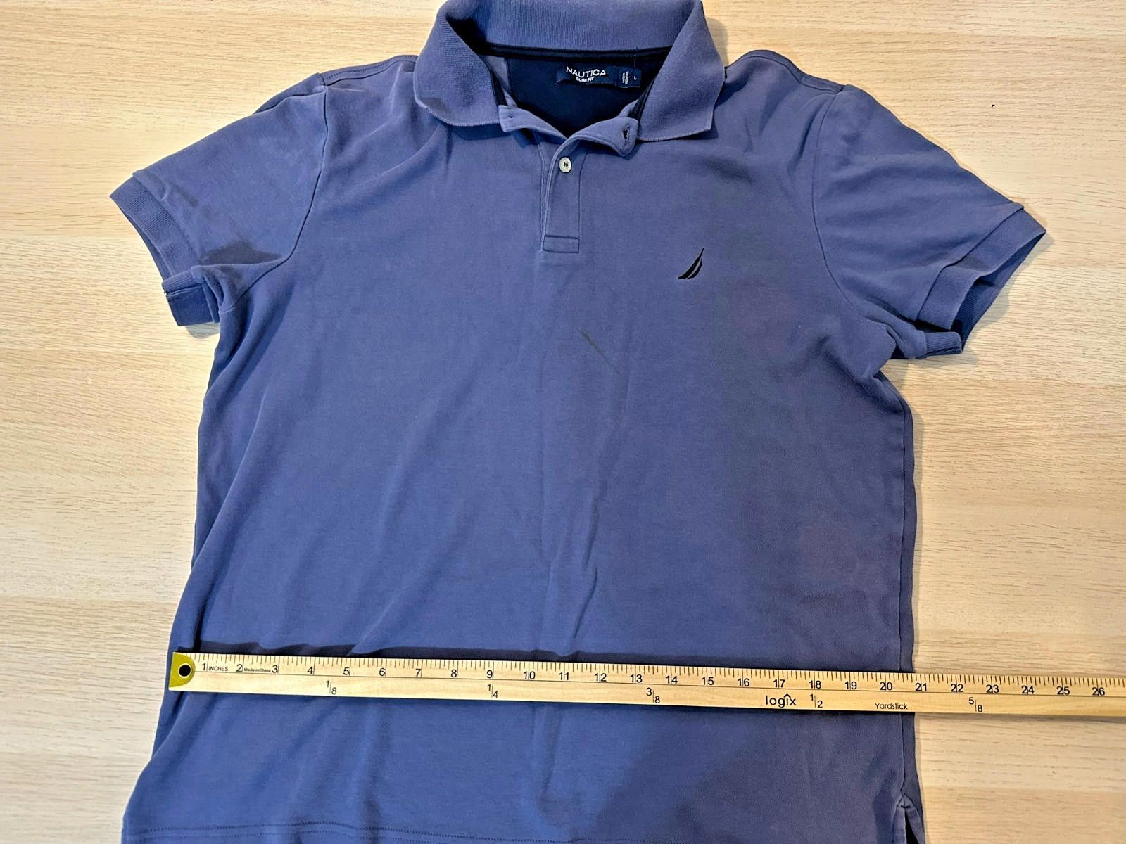 Nautica NAUTICA Slim Fit Polo Navy Blue, Men's Size Large Size US L / EU 52-54 / 3 - 4 Thumbnail