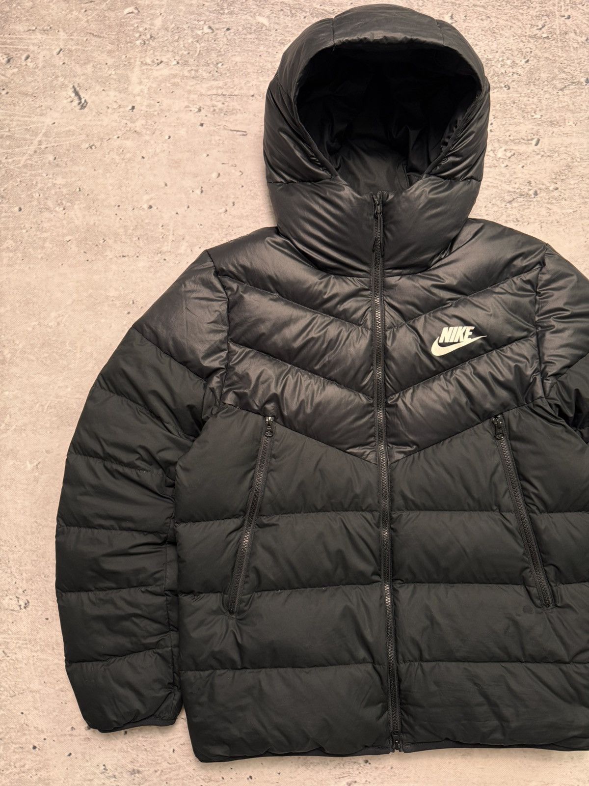 Nike × Nike ACG NIKE PUFFER DOWN BASIC LOGO OVERSIZE NYLON JACKET Size US L / EU 52-54 / 3 - 2 Thumbnail