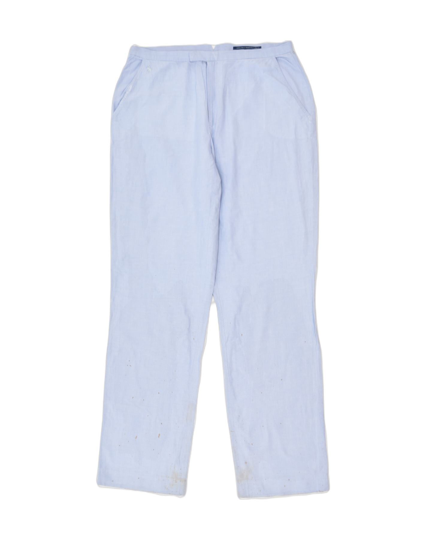 Ralph Lauren Womens Straight Casual Trousers US 8 Medium W30 L30 Purple Size 30" / US 8 / IT 44 - 1 Thumbnail