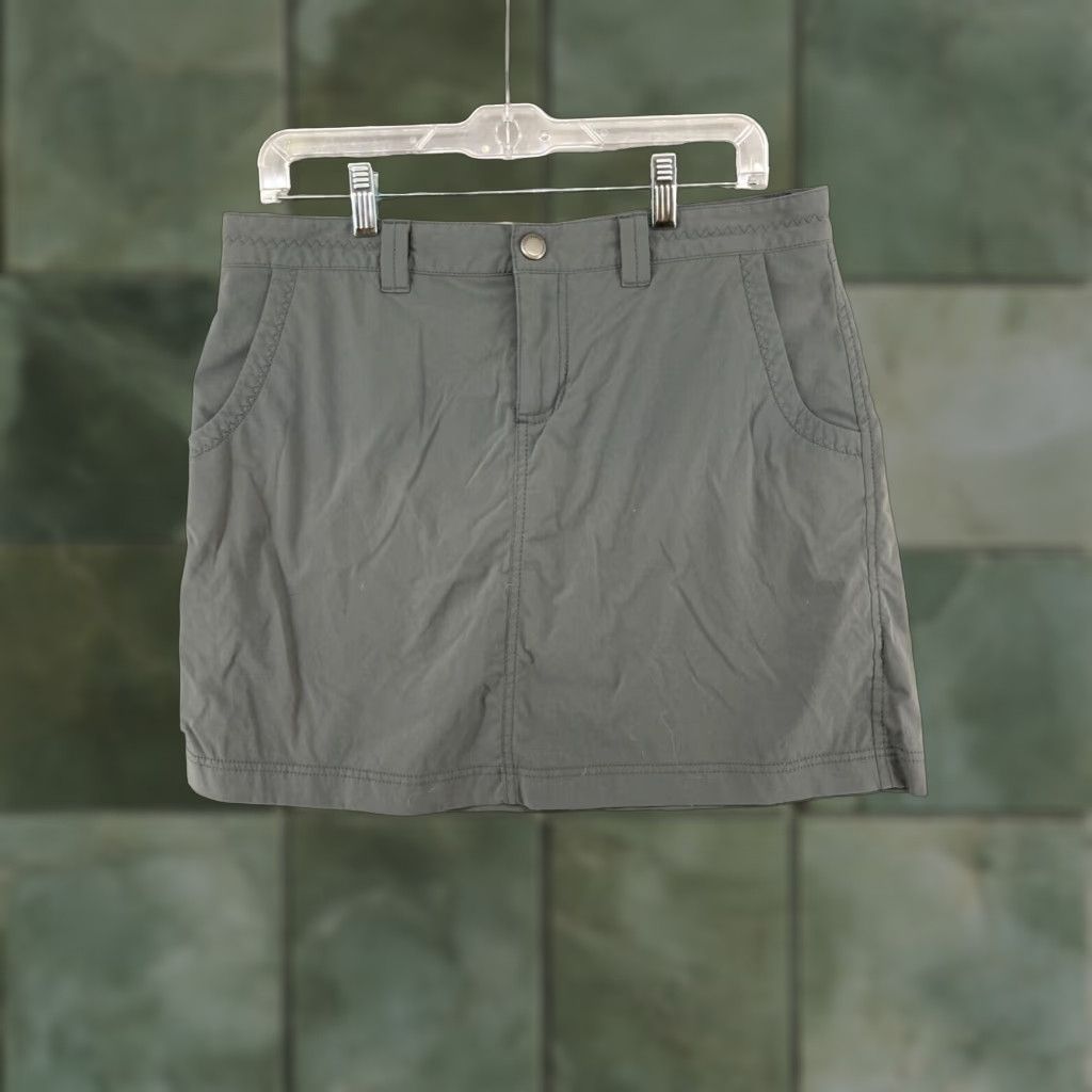 Eddie Bauer Eddie Bauer Green Short A-Line Skirt 8 Women's Outdoor Performance Size 30" / US 8 / IT 44 - 1 Thumbnail