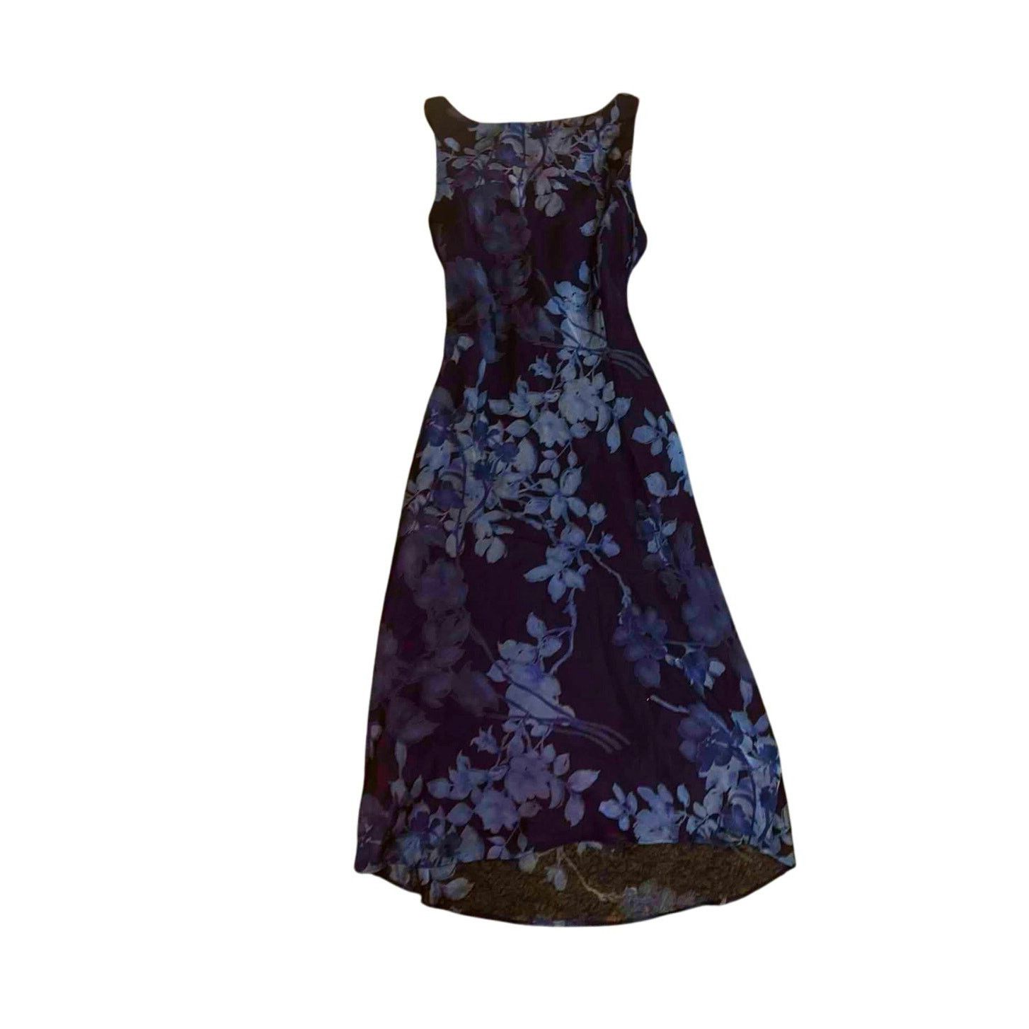 Other Y2K Jessica Howard Sleeveless Floral Midi Maxi Dress Blue 12 Size XL / US 12-14 / IT 48-50 - 3 Thumbnail