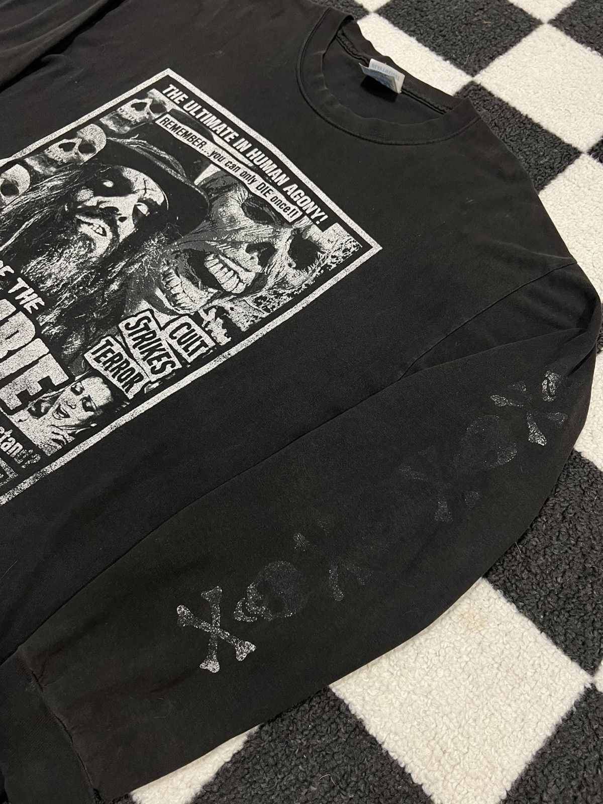 Vintage Vintage 1999 Rob Zombie Skull Longsleeve Size US L / EU 52-54 / 3 - 2 Thumbnail