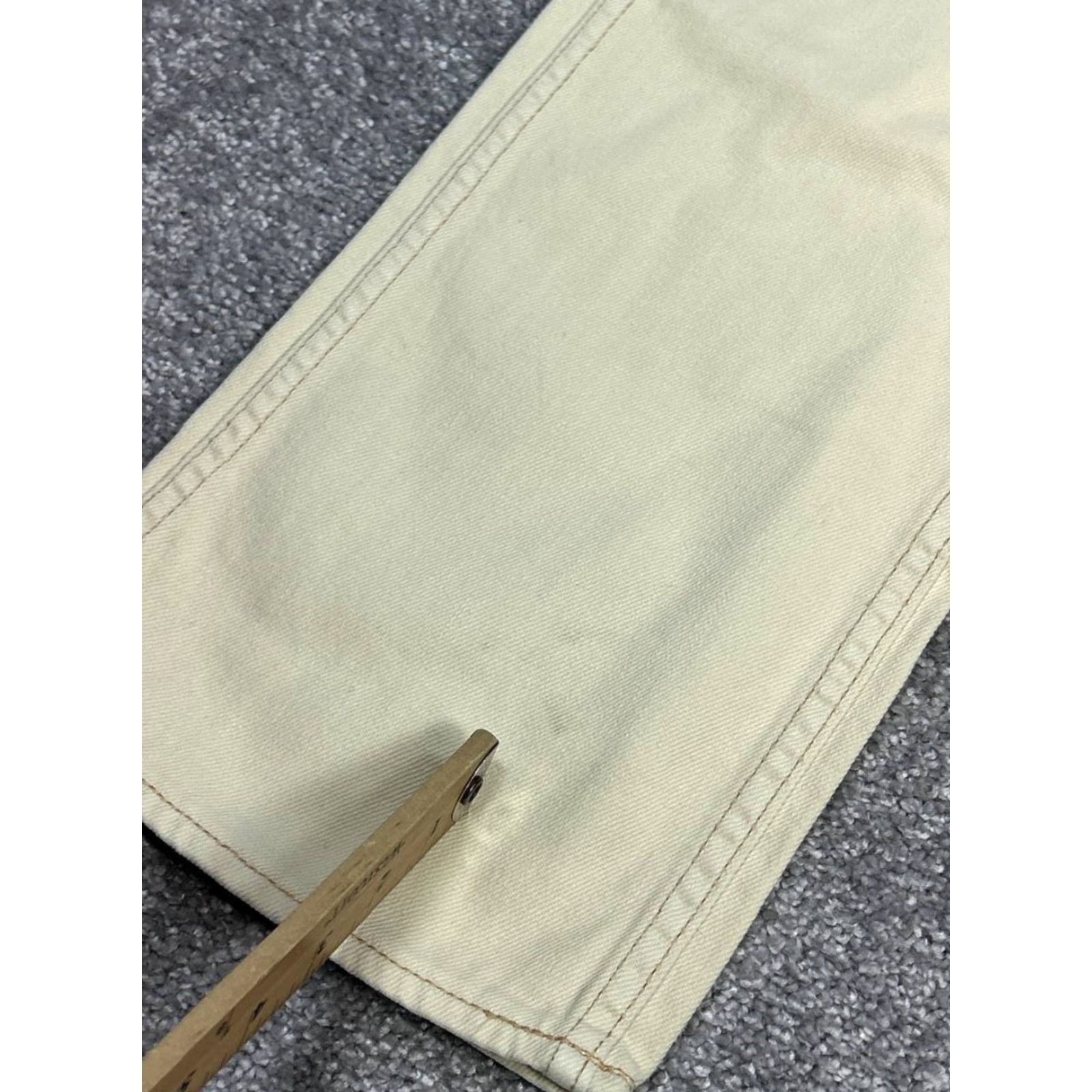 J.Crew J.CREW Sutton Jeans Mens 35 Beige Denim Mid Rise Straight Leg 34x31 Size US 35 - 7 Thumbnail