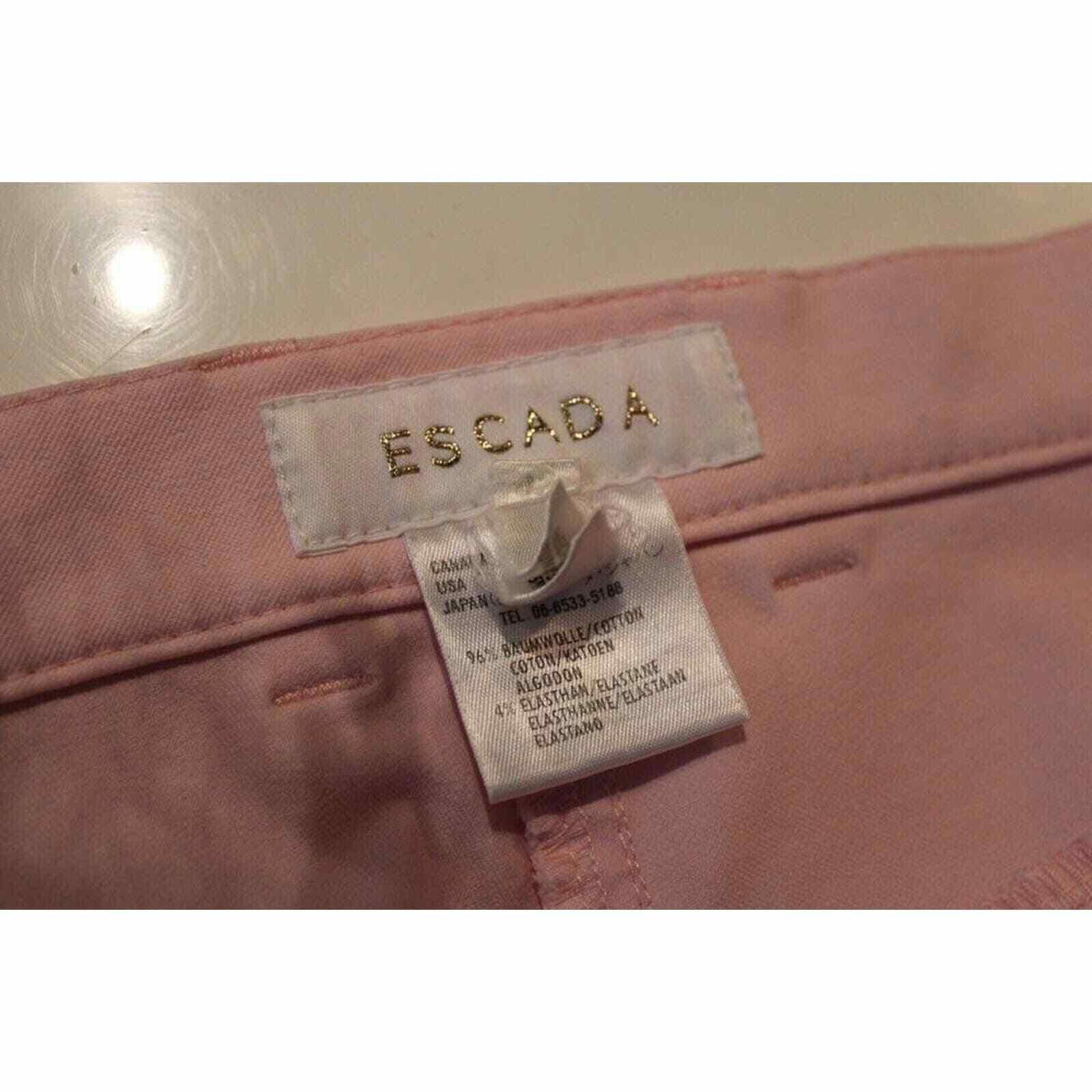 Escada Escada Womens Slim Skinny Pink Ankle Jeans USA Large Size 36" / US 14 / IT 50 - 5 Thumbnail