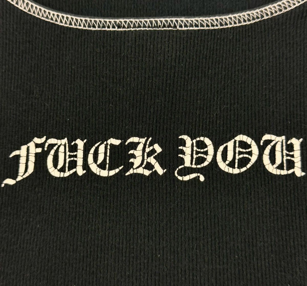 Chrome Hearts × Vintage Vintage - Chrome Hearts - T Bar F*** You- Navy Tank Top Size US L / EU 52-54 / 3 - 20 Thumbnail