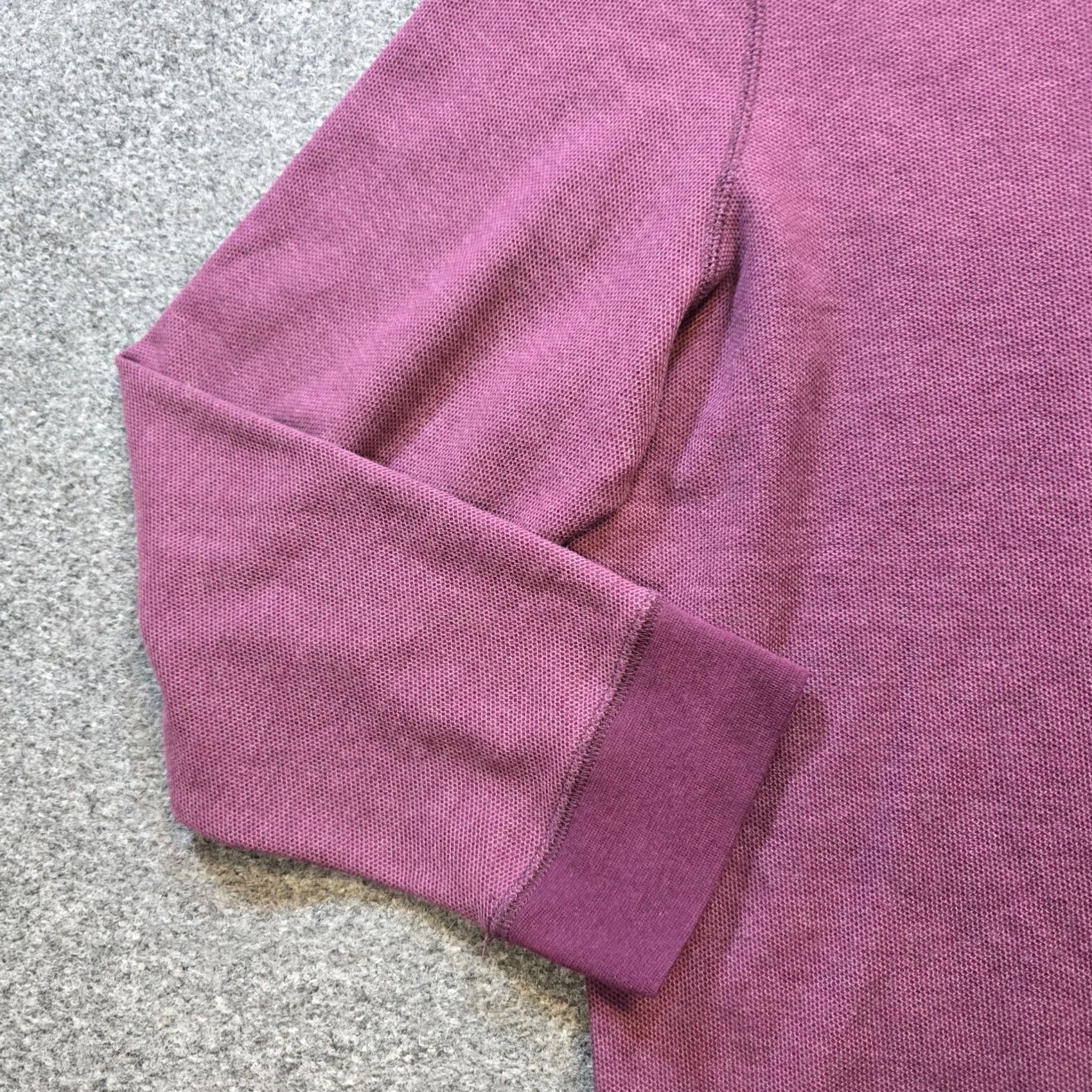 UNTUCKit UNTUCKit Shirt Men XXL Purple Henley Thermal Long Sleeve Casual Button Size US XXL / EU 58 / 5 - 4 Thumbnail