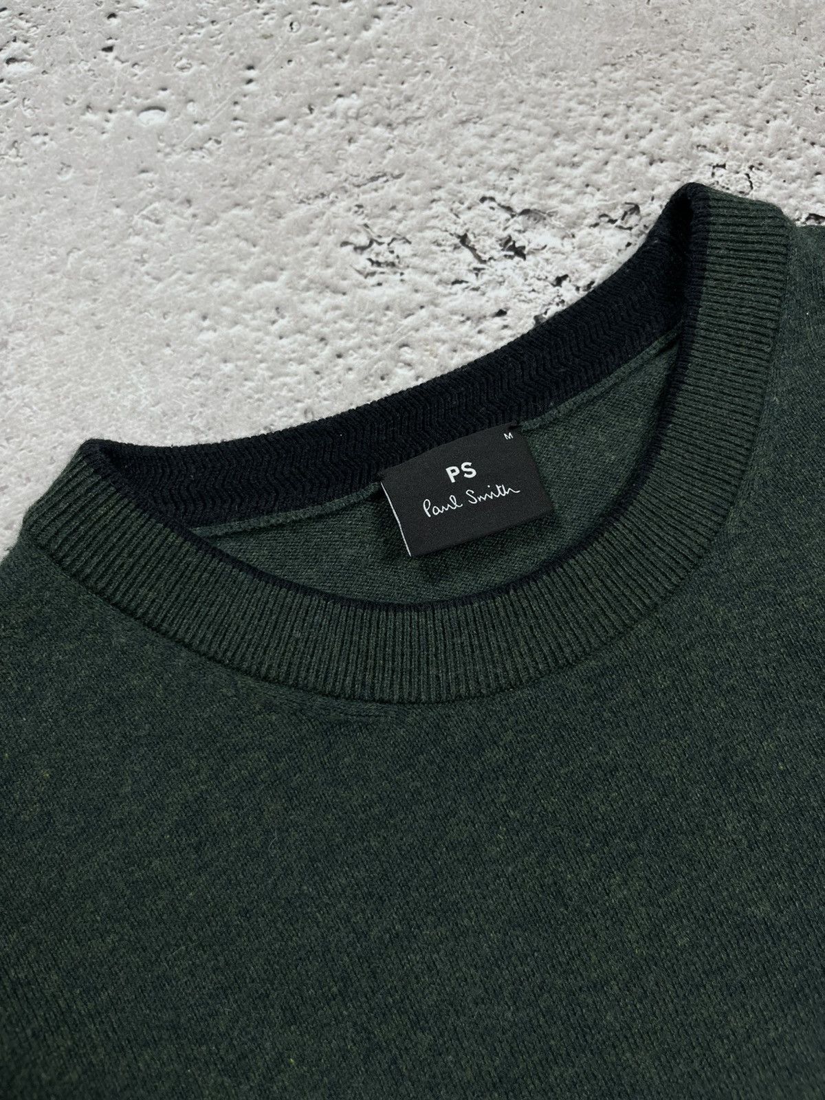 Paul Smith PS Paul Smith green crewneck cotton sweater with zebra patch Size US M / EU 48-50 / 2 - 5 Thumbnail