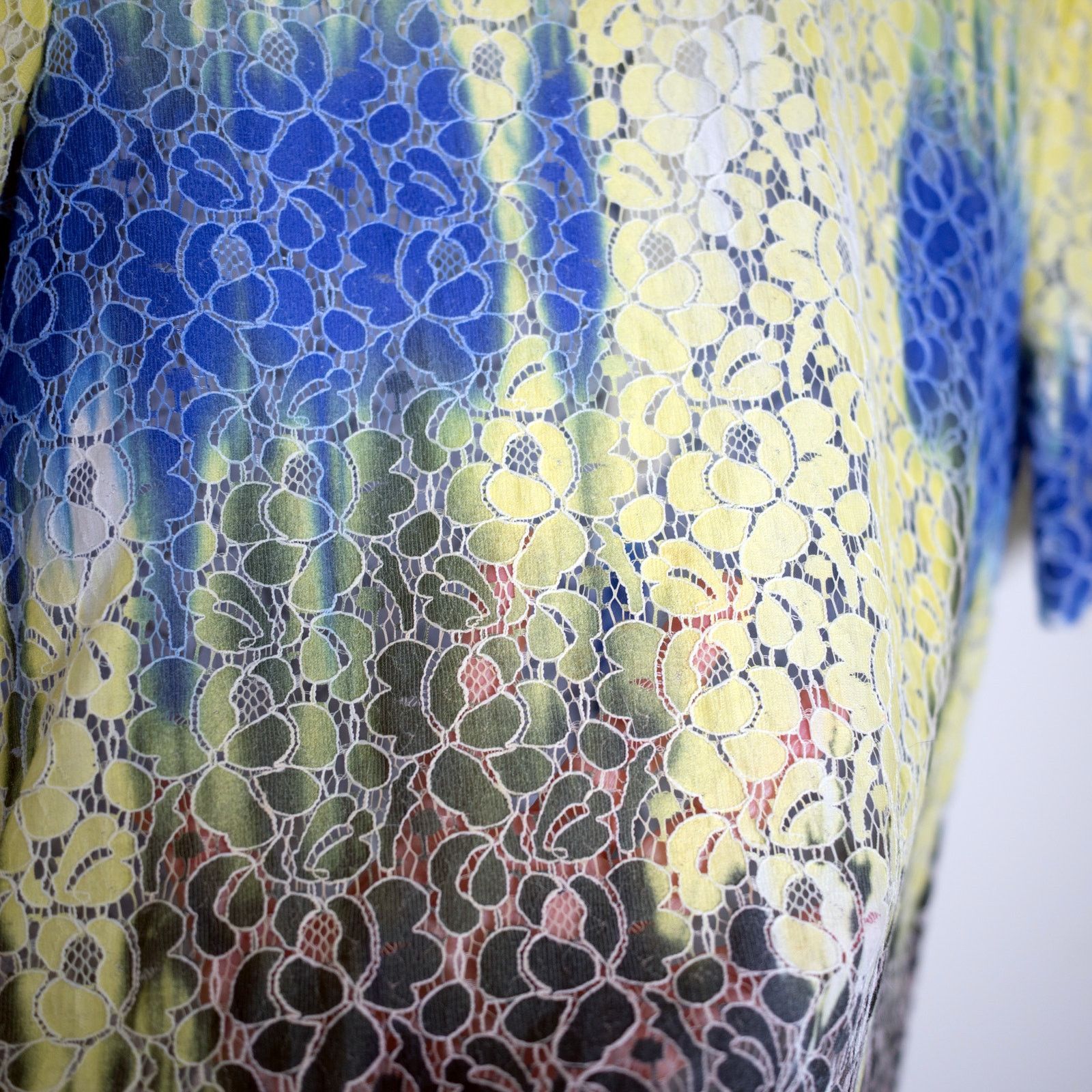 MSGM MSGM Tie Dye Floral Lace Top Size M / US 6-8 / IT 42-44 - 5 Thumbnail