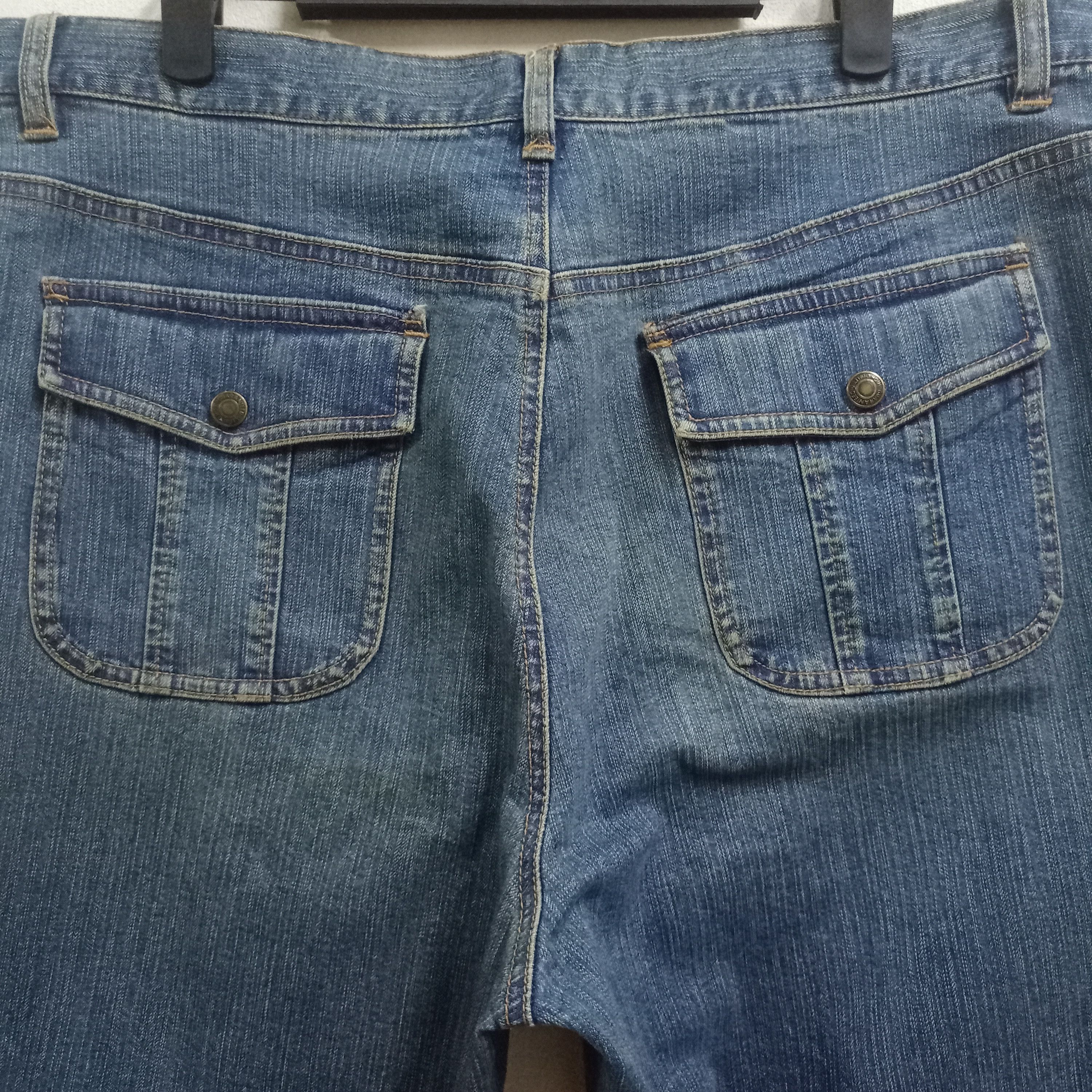 Japanese Brand Vintage Japanese Brand Bush Pants Style Flare Denim Size US 37 - 7 Thumbnail