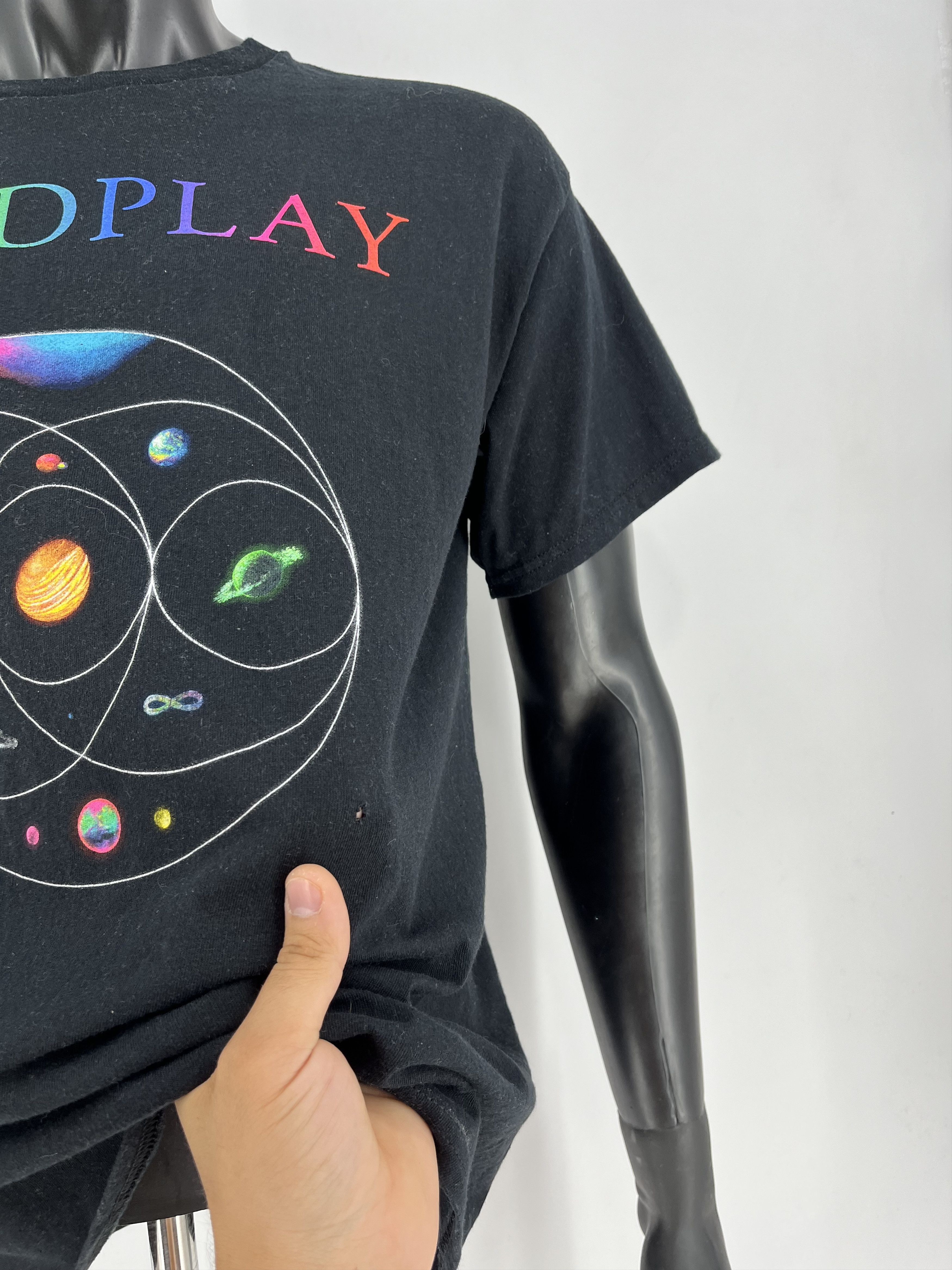 Band Tees × Vintage Vintage Y2K Coldplay MUSIC of the SPHERES World Tour 2022 Size US L / EU 52-54 / 3 - 8 Thumbnail