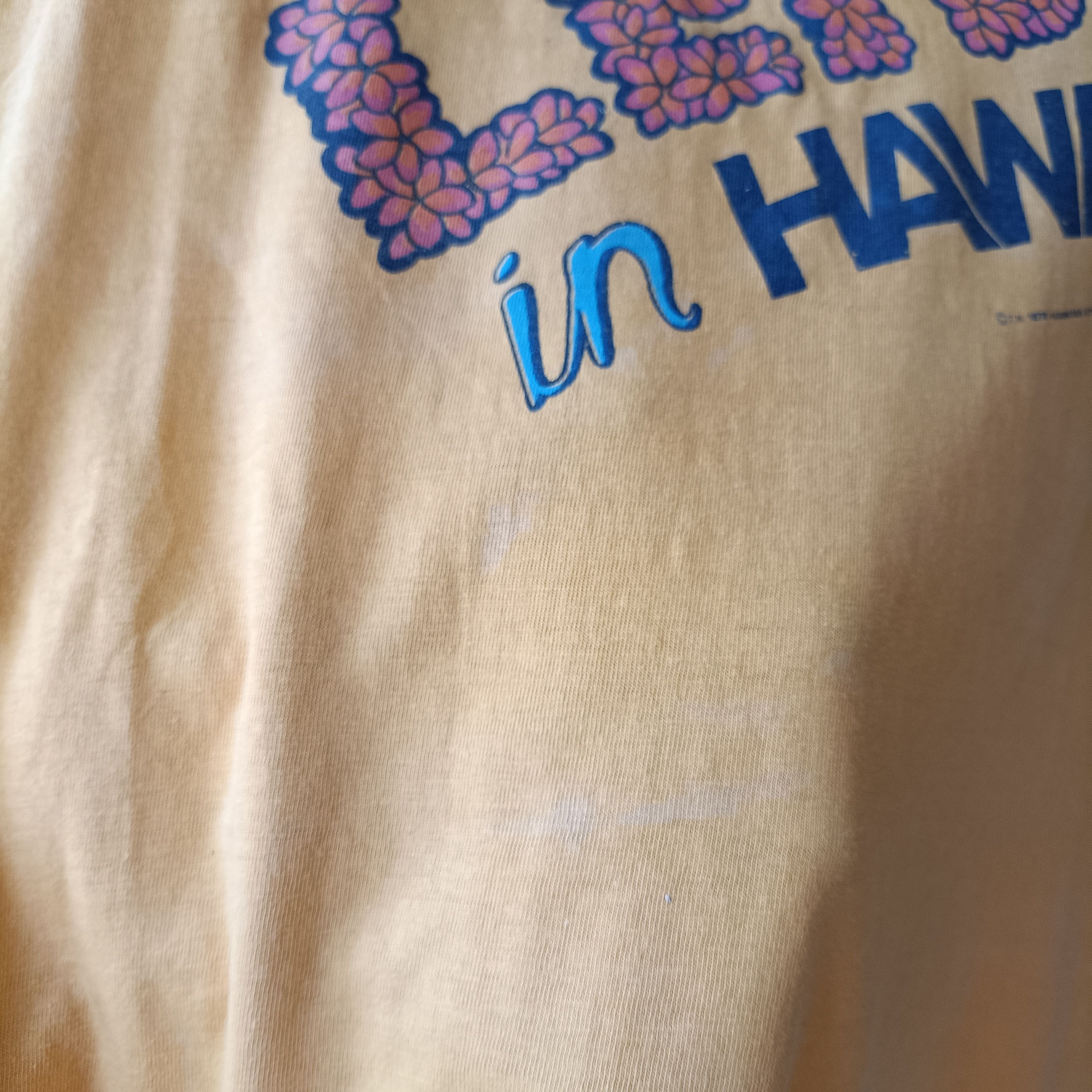 Vintage Vintage Hanes ©1978 - Hawaii Shirt Hawaiian Single Stitch Size US L / EU 52-54 / 3 - 5 Thumbnail