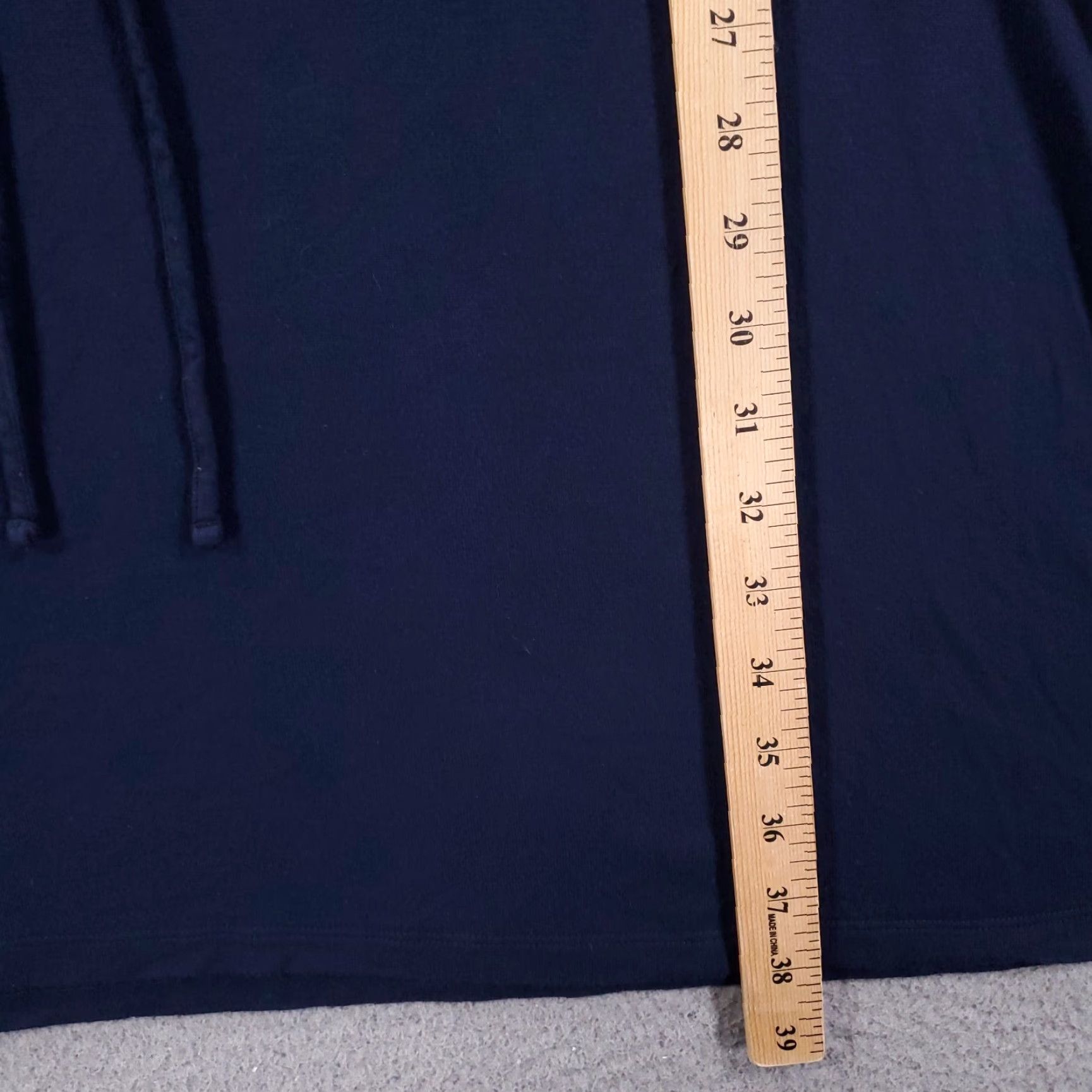 Old Navy Old Navy Womens Dress Blue Knit Midi Swing Shift L Size L / US 10 / IT 46 - 3 Thumbnail
