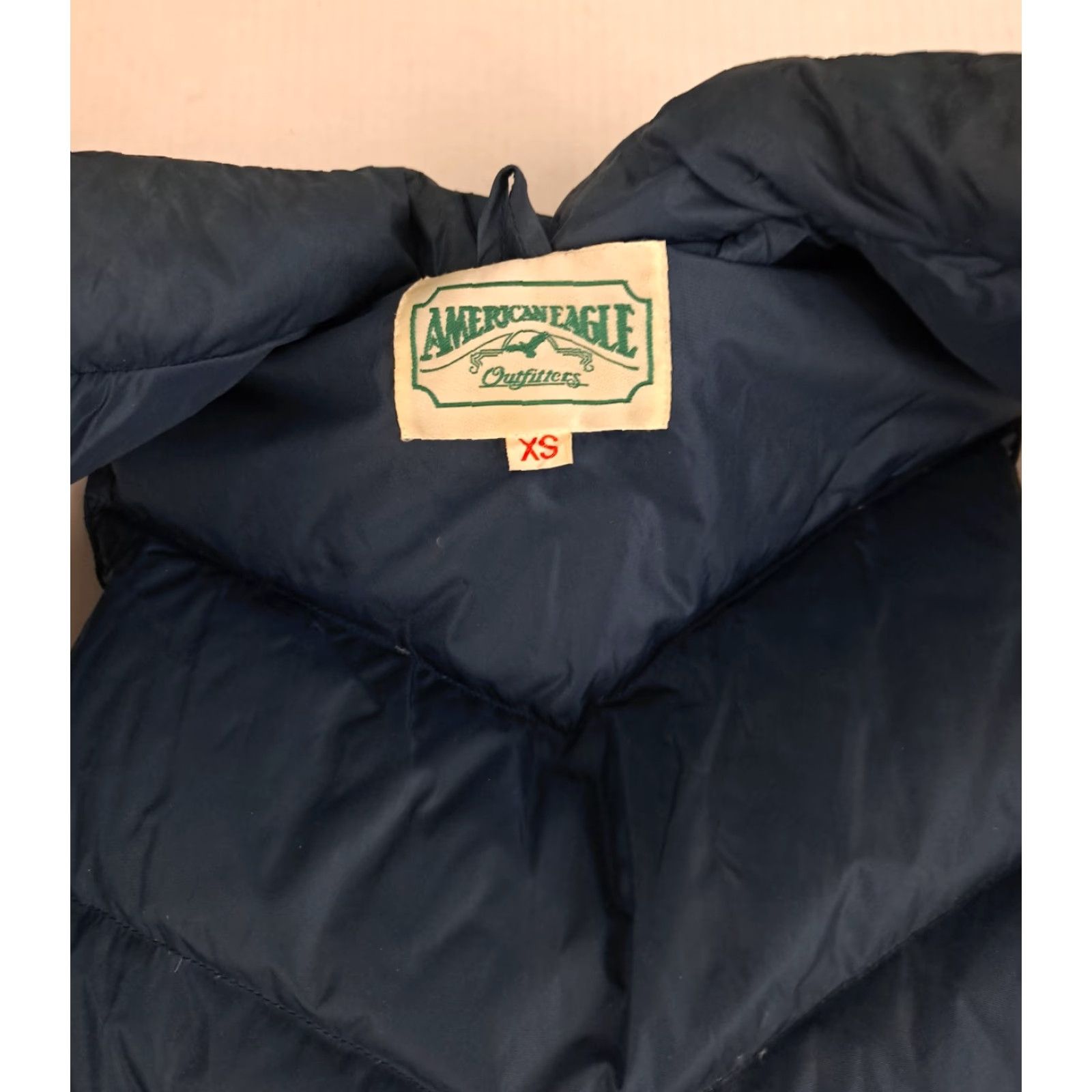 American Eagle Outfitters VINTAGE American Eagle Outfitters Blue Down Vest Full Button Puffer Vest Stand-Up Collar XS Unisex Adults Lightweight Casual 1970s 80s Nine? Size US XS / EU 42 / 0 - 5 Thumbnail