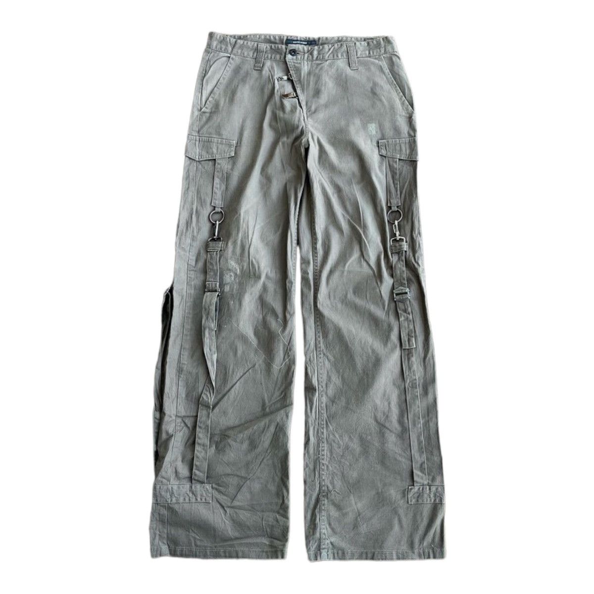 Hysteric Glamour × Seditionaries Vintage Maniac Works Cargo Bondage Strapped Pants Size US 32 / EU 48 - 2 Thumbnail