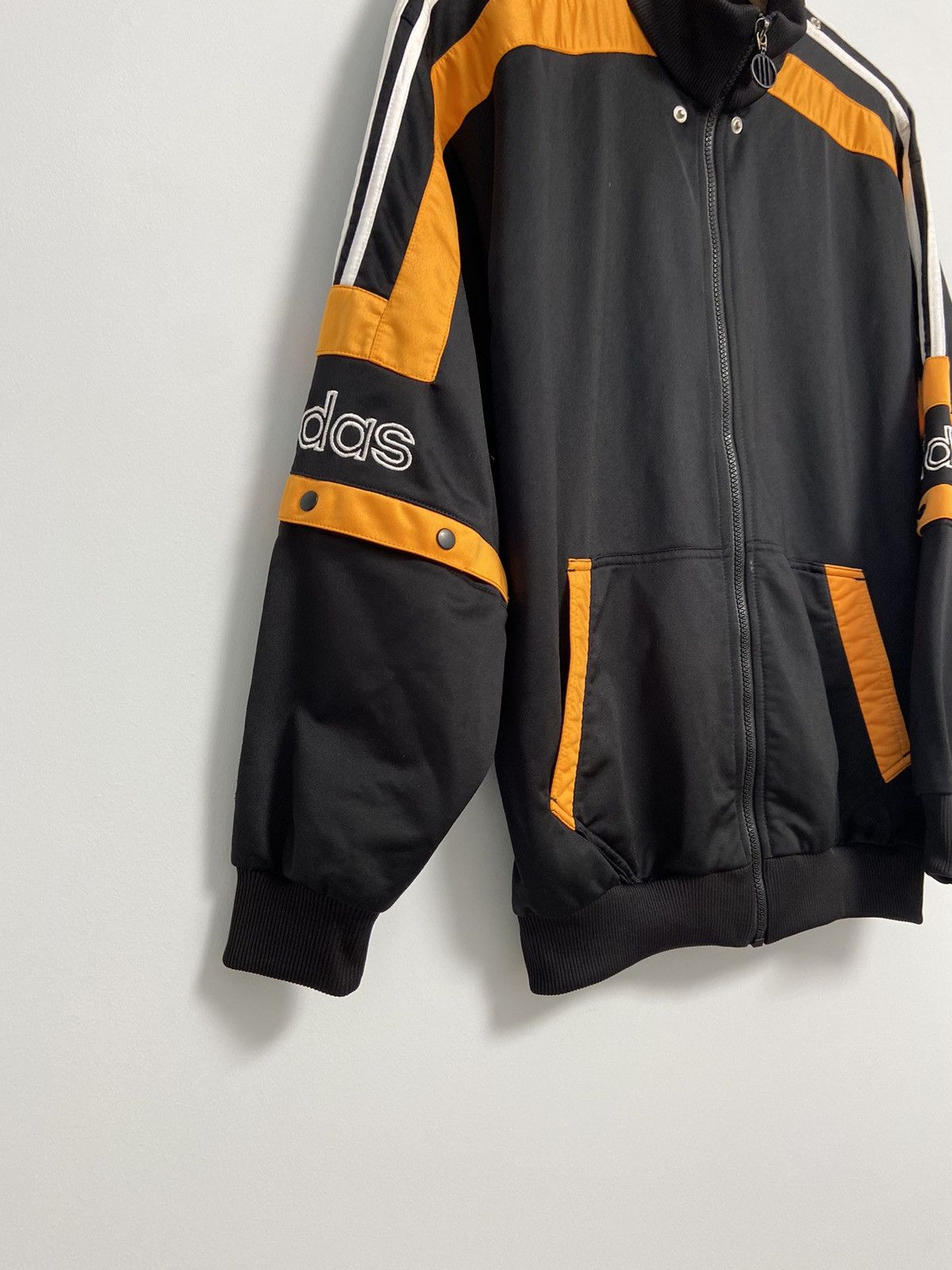 Vintage Adidas Track Top Black Vintage 90’s logo style Hype Size US S / EU 44-46 / 1 - 5 Thumbnail