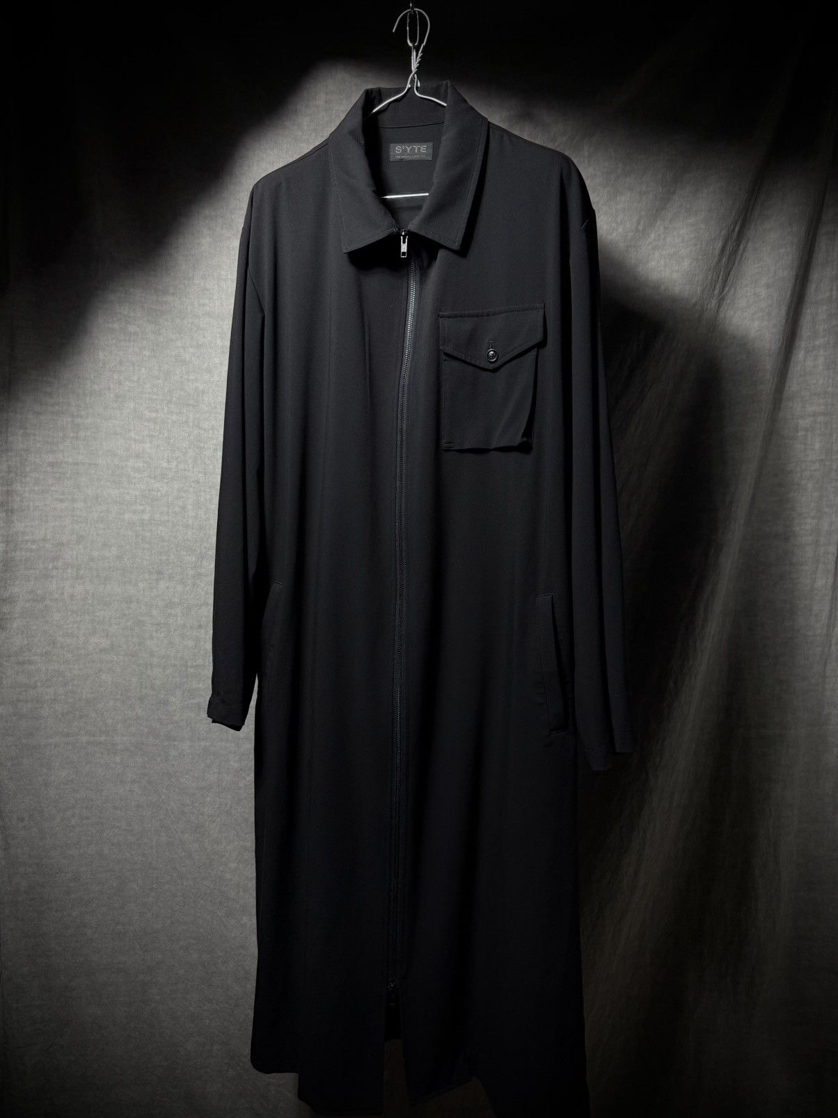 Yohji Yamamoto s'yte by Yohji Yamamoto Minimal Zip-Up Long Coat Size US M / EU 48-50 / 2 - 1 Thumbnail