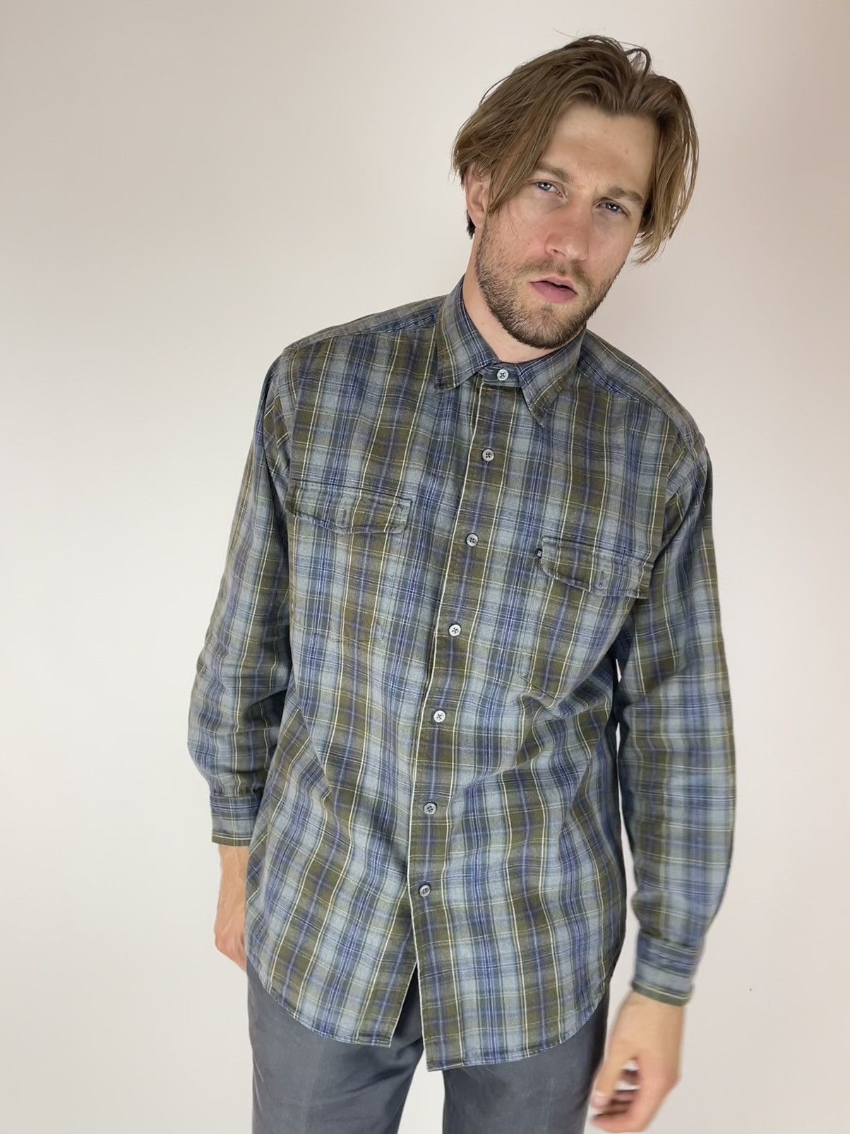 Polo Ralph Lauren × Vintage Ralph Lauren Polo Jeans Co. Plaid shirt long sleeve Large Size US L / EU 52-54 / 3 - 8 Thumbnail