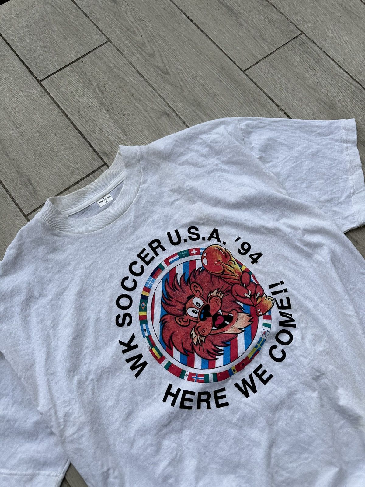 Vintage Vintage 1994 World Cup Vintage T Shirt USA L Size US L / EU 52-54 / 3 - 3 Thumbnail
