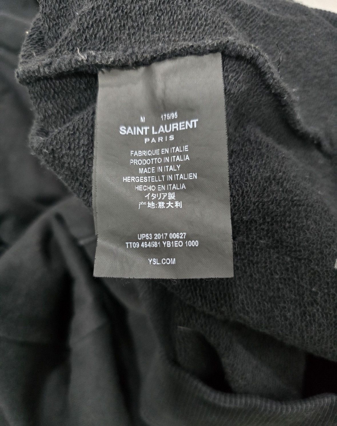Yves Saint Laurent Saint LaurentSmall logo sweatshirt 2503-Nextarrow Size US M / EU 48-50 / 2 - 6 Thumbnail