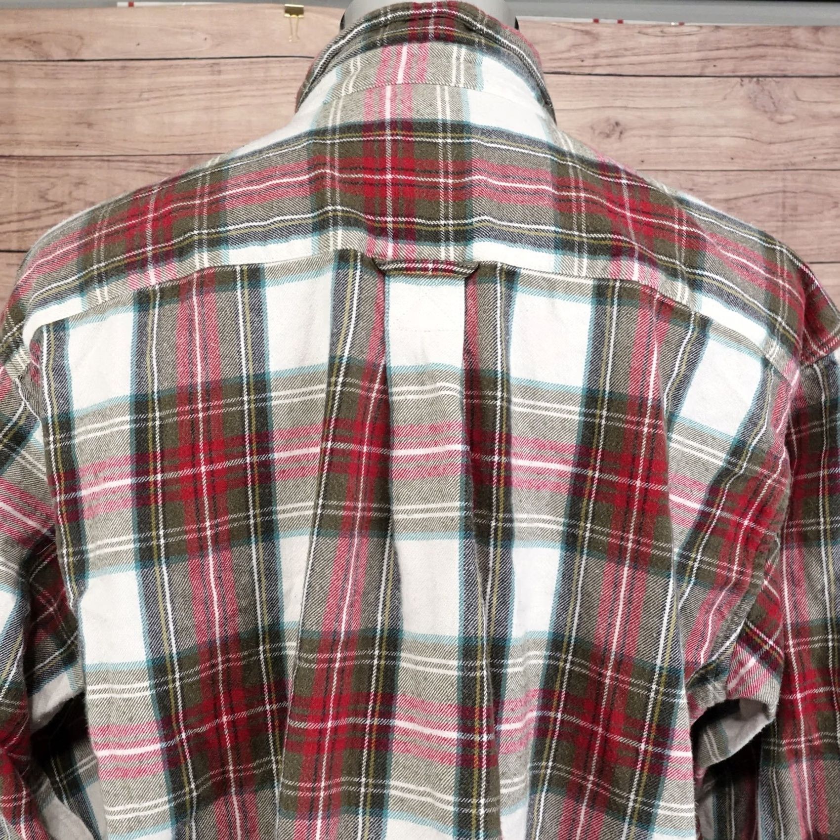 Vintage RED HEAD LONG SLEEVE RED PLAID FLANNEL BUTTON DOWN SHIRT MENS SIZE XL Size US XL / EU 56 / 4 - 5 Thumbnail