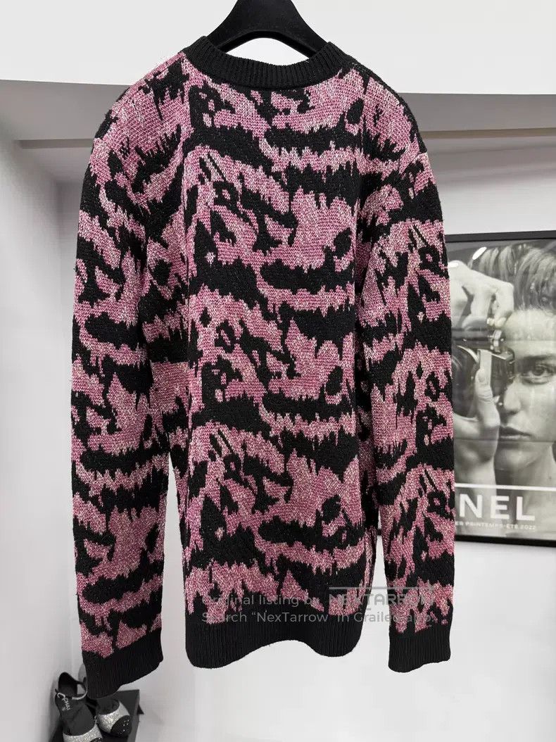 Gucci Gucci Pink tiger head sweater Size US S / EU 44-46 / 1 - 3 Thumbnail