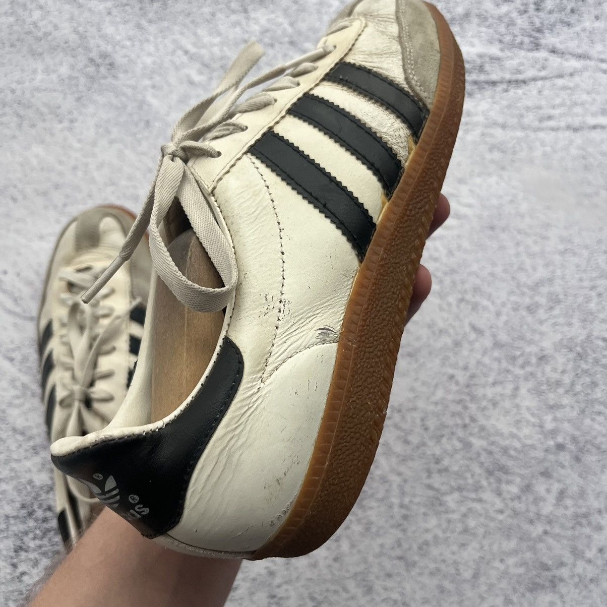 Adidas × Vintage Vintage Adidas Universal Made in Yugoslavia Black White Size US 8.5 / EU 41-42 - 12 Thumbnail