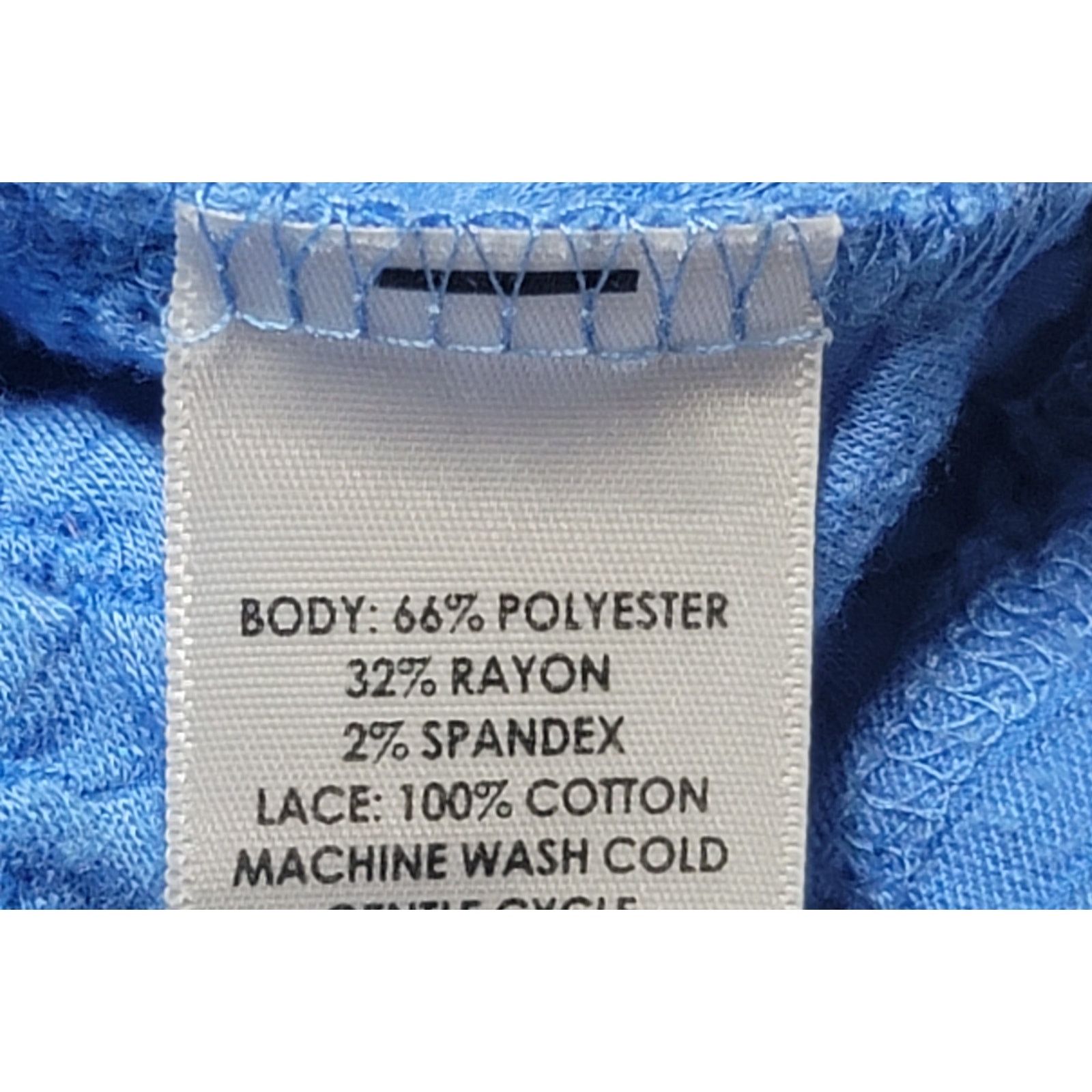 Other Kim Rogers Woman Blue Raised Material Design Top 2X Plus Size XXL / US 16-18 / IT 52-54 - 7 Thumbnail