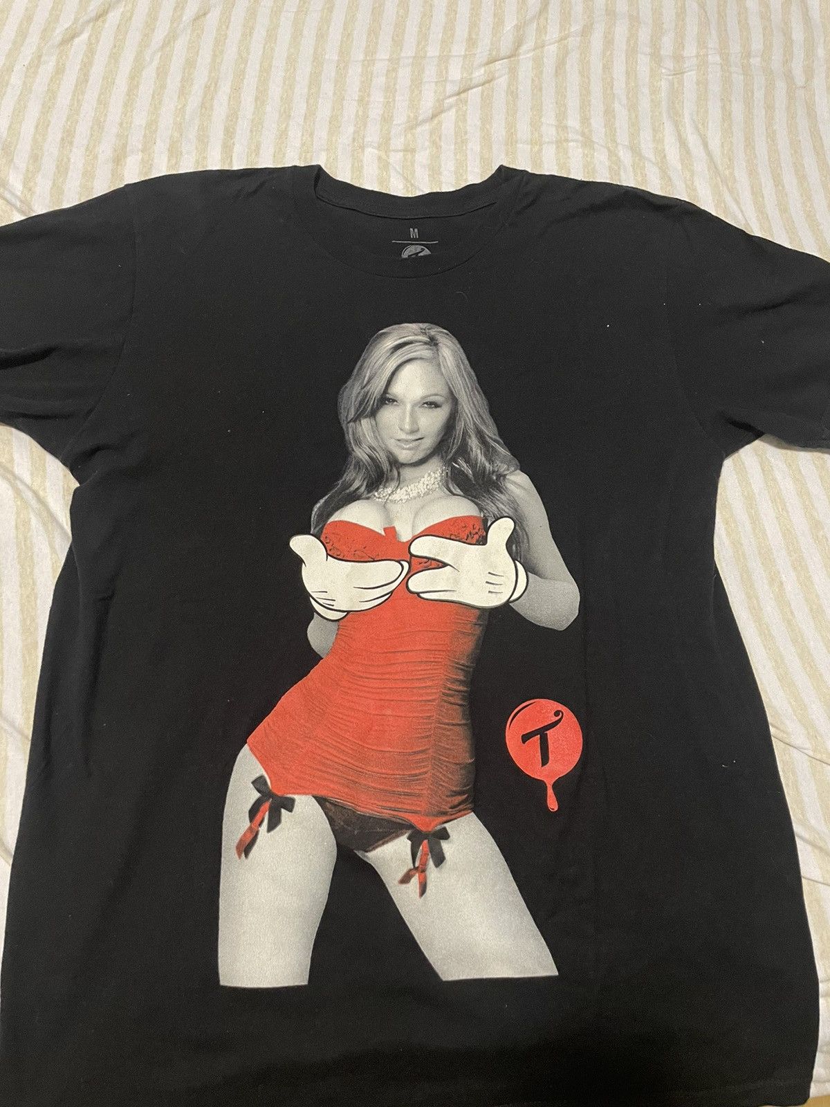 Two In The Shirt Two in the shirt TITS Mickey Mouse hands Tee Size US M / EU 48-50 / 2 - 1 Thumbnail