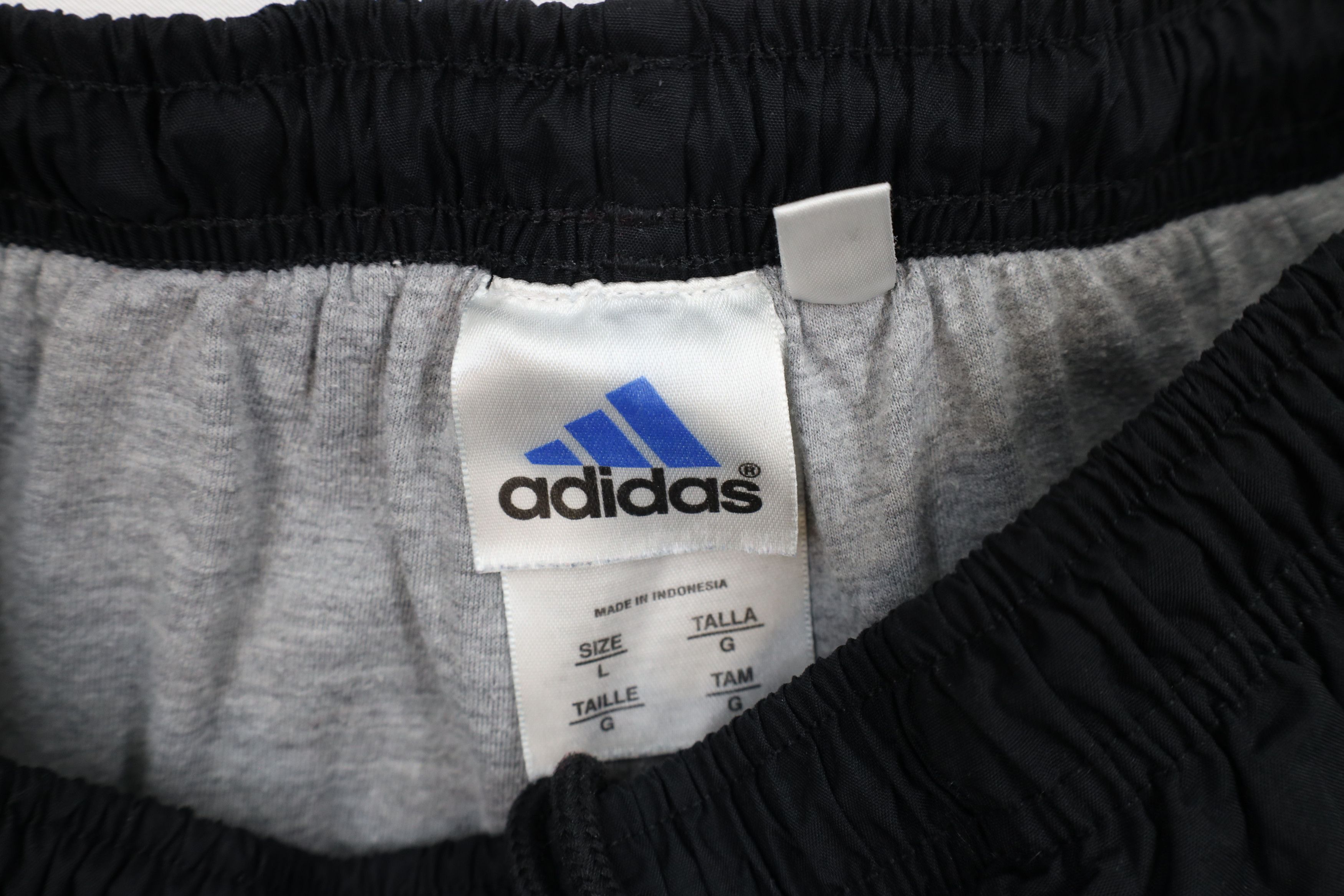 Adidas × Vintage Vintage Y2K 2001 Adidas Lined Wide Leg Windbreaker Pants Size US 36 / EU 52 - 9 Thumbnail