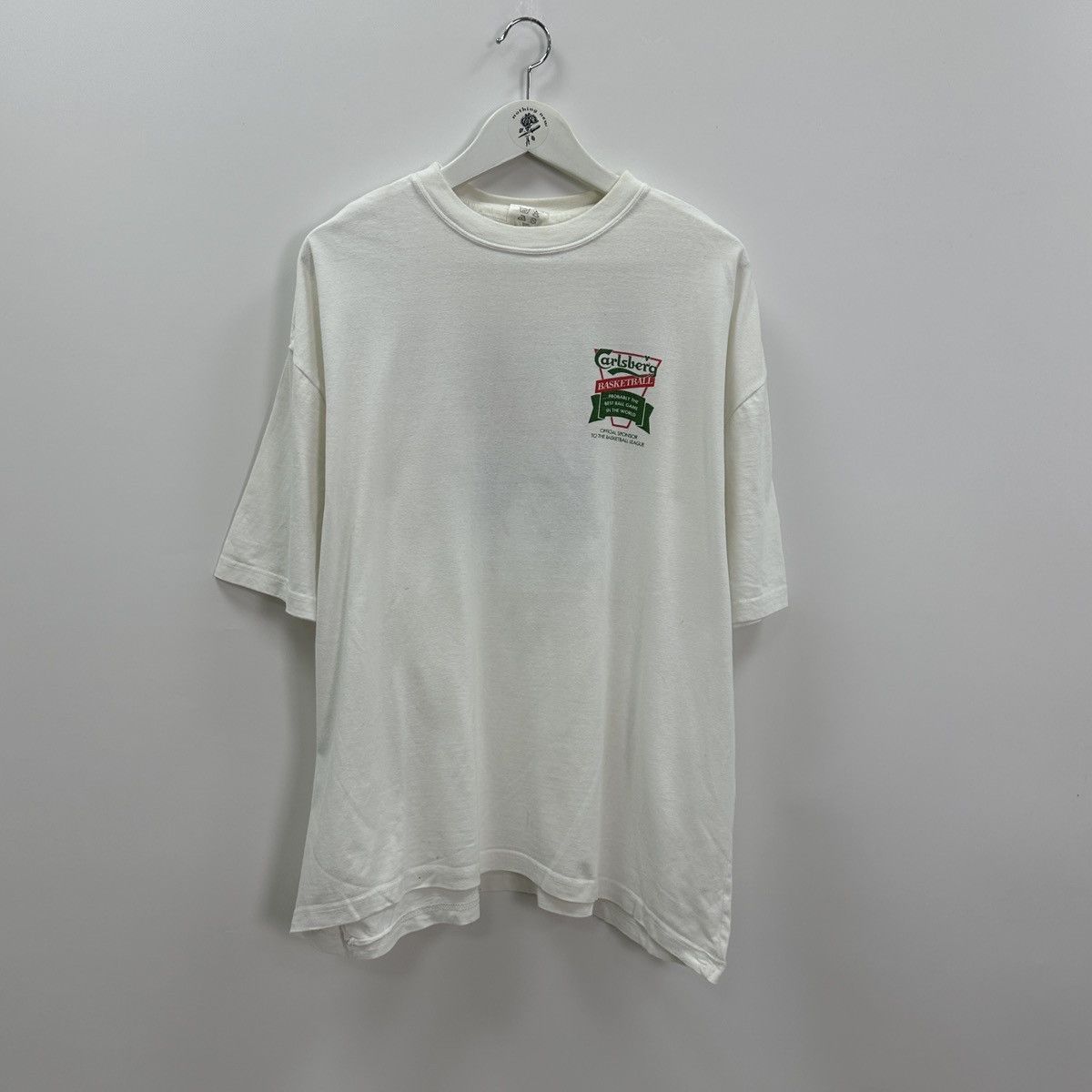 Vintage Vintage 90s Carslberg Basketball Promo Sponsor tee y2k hype Size US XL / EU 56 / 4 - 2 Thumbnail