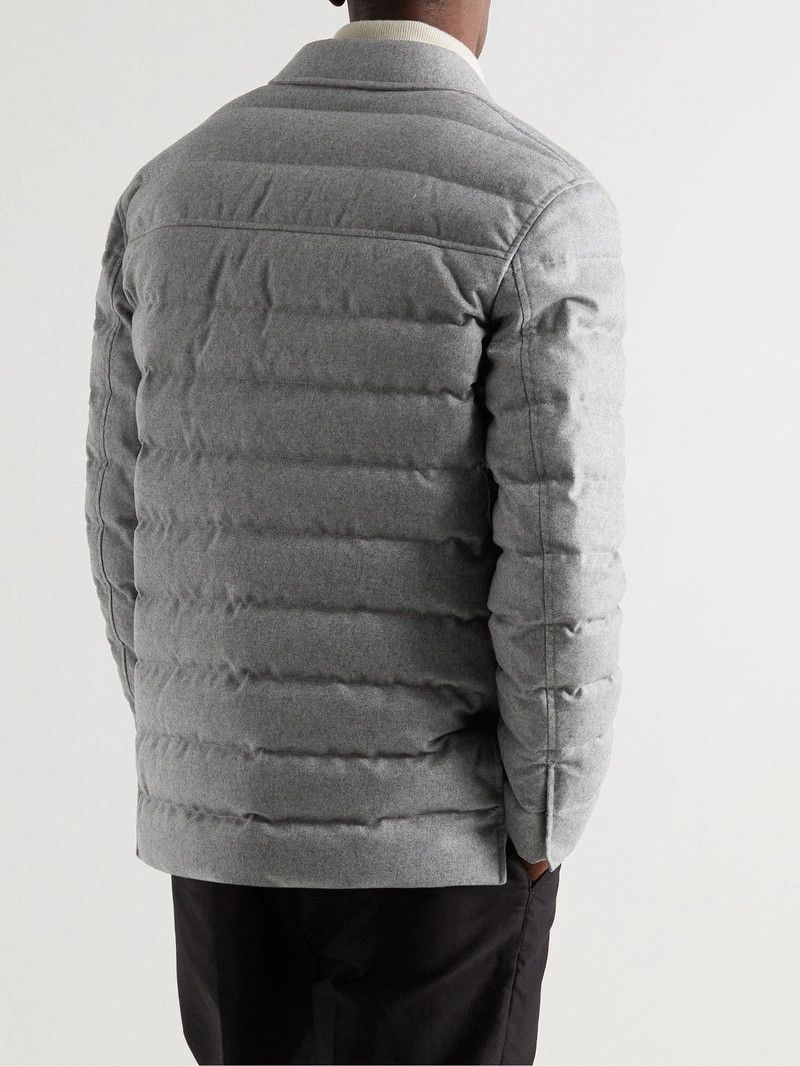 Ermenegildo Zegna Ermenegildo Zegna Cashmere Down Jacket 56R Size US XL / EU 56 / 4 - 2 Thumbnail