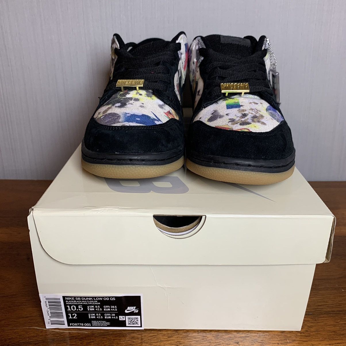 Nike × Supreme Supreme Nike SB Dunk Low Rammellzee Size US 10.5 / EU 43-44 - 4 Thumbnail