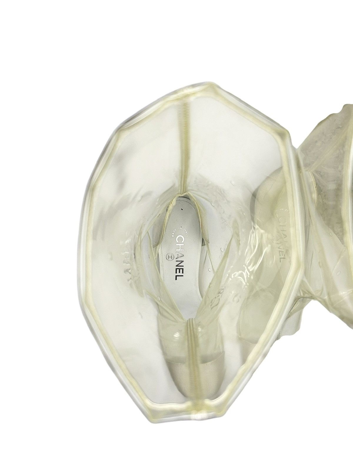 Chanel S/S 18 Transparent Boots Size US 8 / IT 38 - 10 Thumbnail