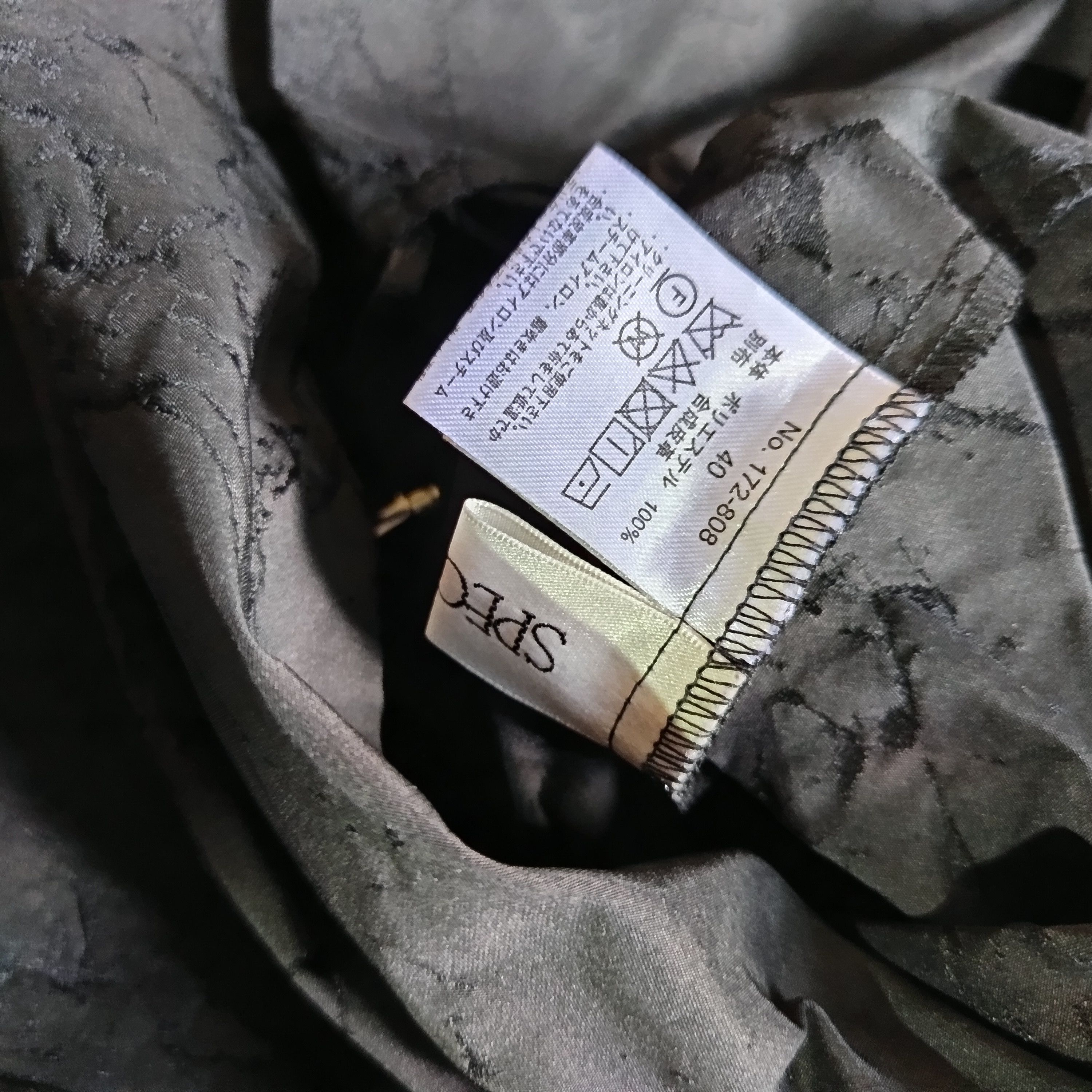 Issey Miyake × Japanese Brand × Yohji Yamamoto SPECCHIO ASYMMETRICAL ZIP JACKET Size US M / EU 48-50 / 2 - 4 Thumbnail