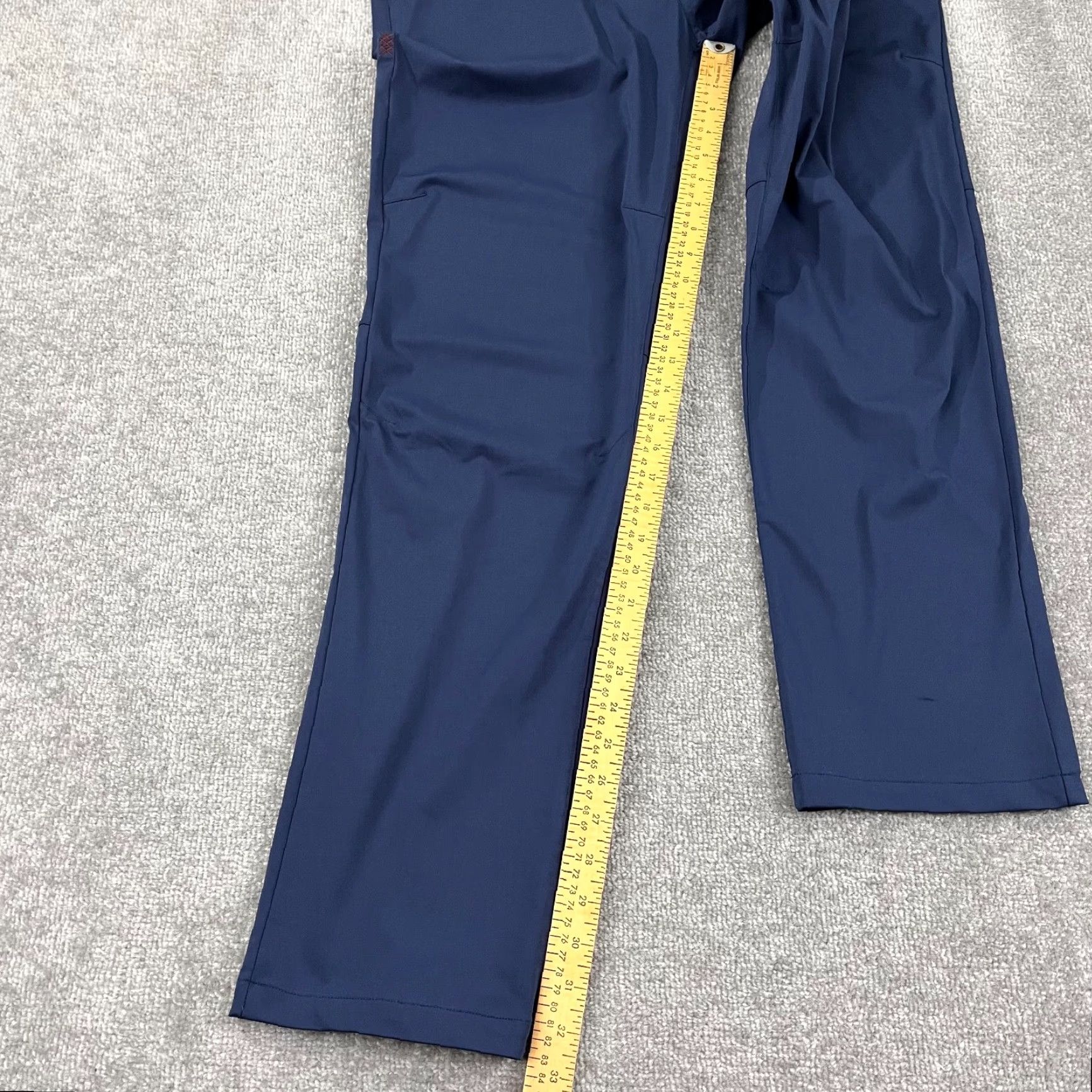Rhone RHONE Mens 34 x 33 Blue Straight Chino 5-Pocket Pants 100020 Commuter Lifestyle Size US 34 / EU 50 - 7 Thumbnail