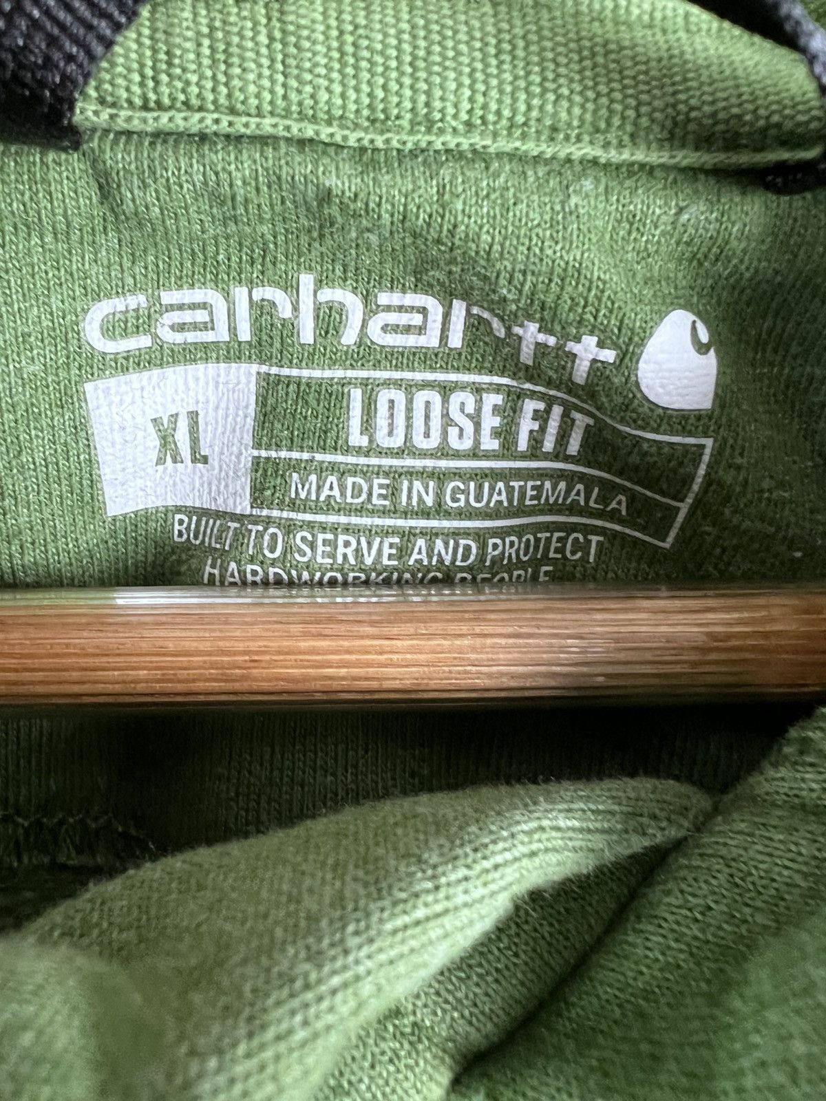 Carhartt Carhartt K288-GD4 LOGO SLEEVE HOODED SWEATSHIRT size XL Size US XL / EU 56 / 4 - 4 Thumbnail