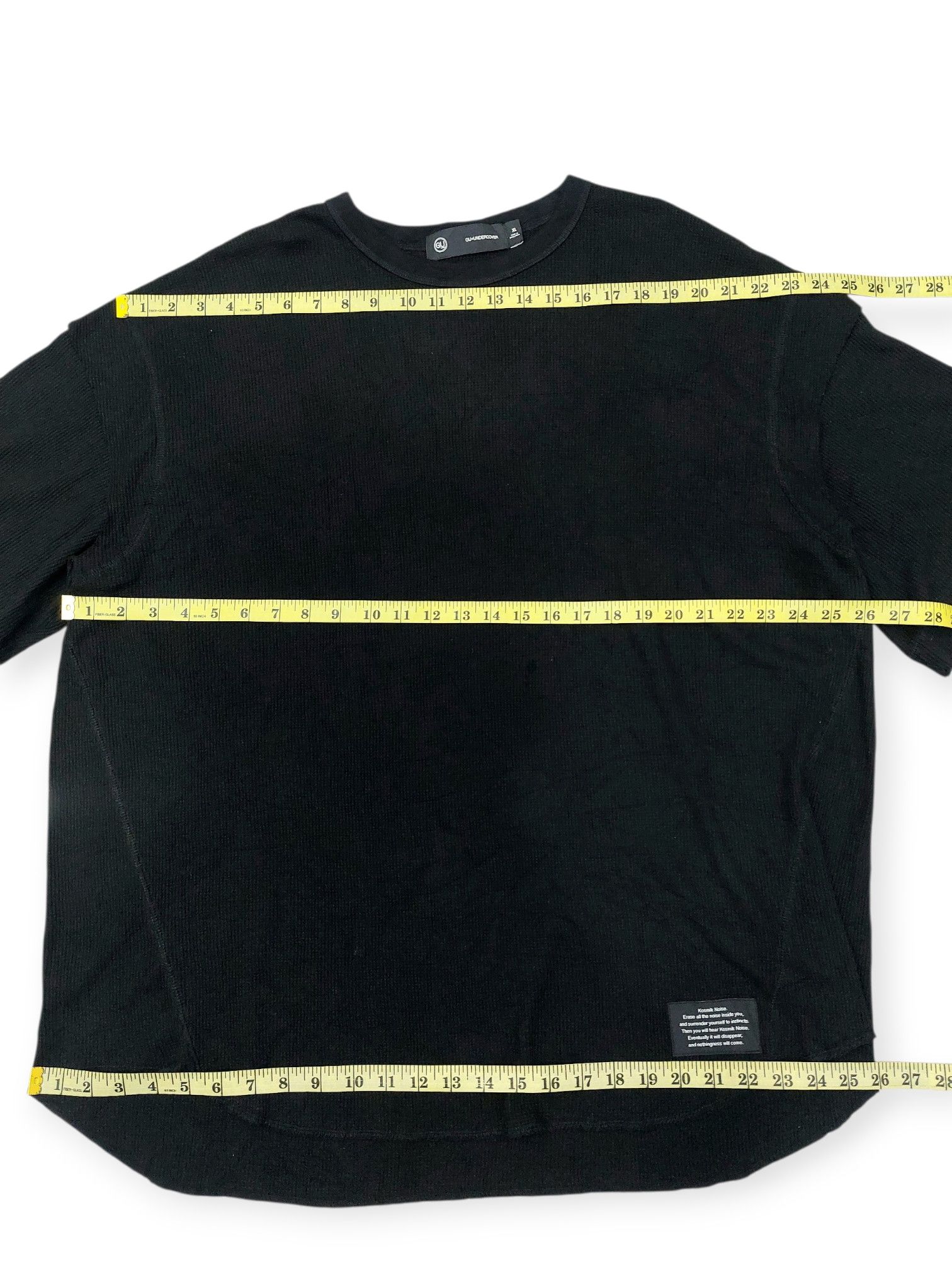 Undercover GU x Undercover Kosmik Noise Waffle Knit Techwear Tee Size US XL / EU 56 / 4 - 12 Thumbnail