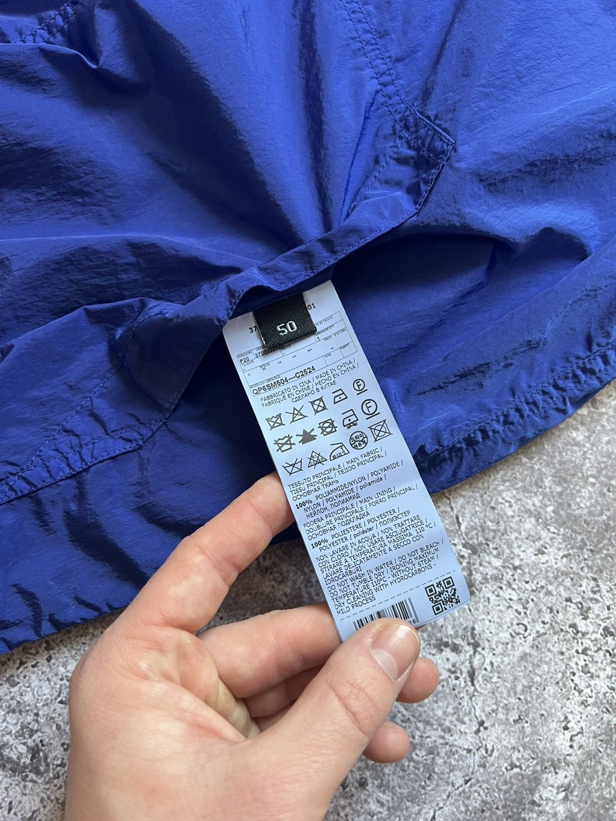 Pal Zileri LAB Pal Zileri Full Zip Nylon Jacket Blue Men's Size US M / EU 48-50 / 2 - 18 Thumbnail