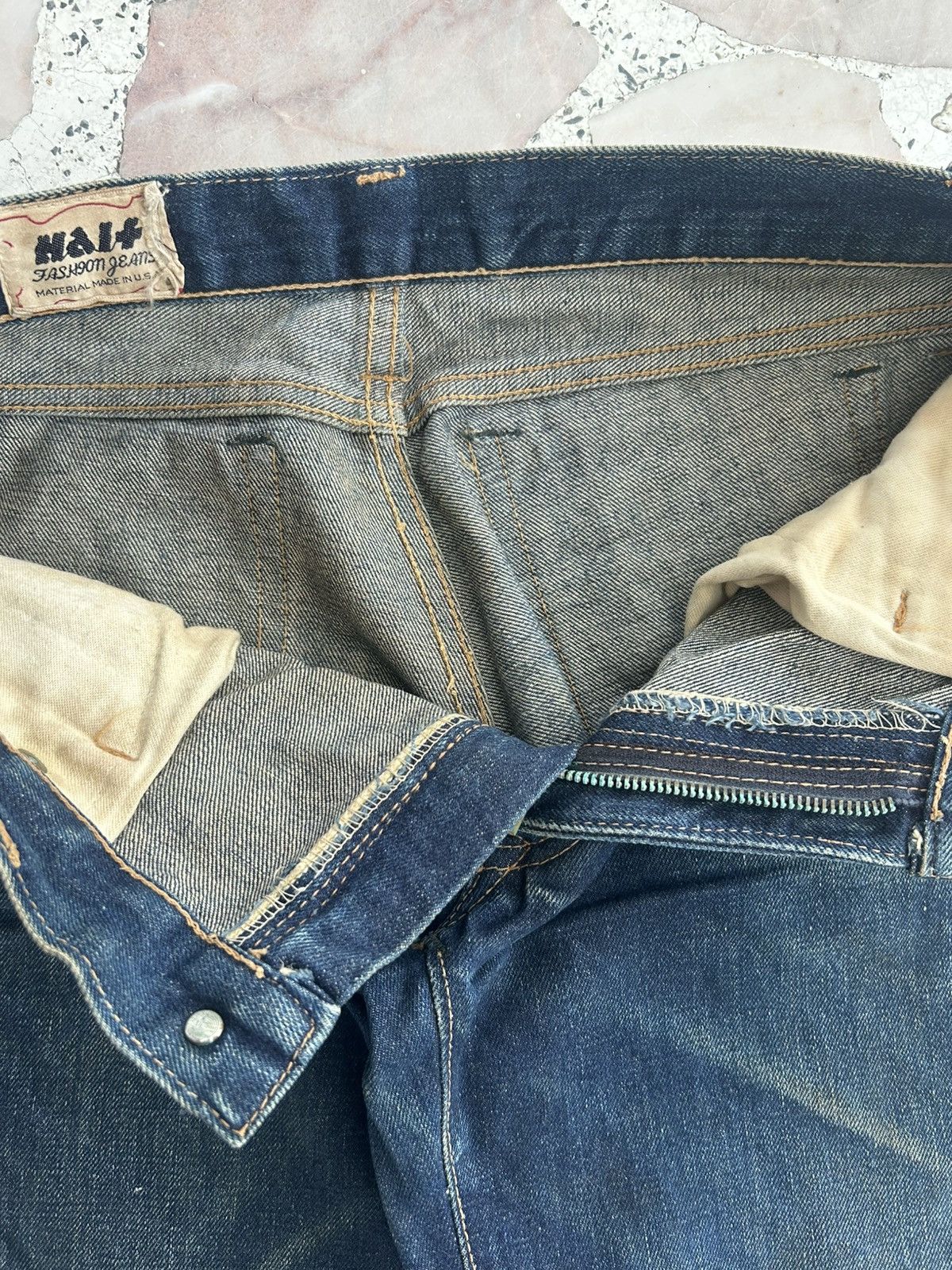 Japanese Brand Half Japan Denim Vintage Flare 90s Size US 28 / EU 44 - 8 Thumbnail