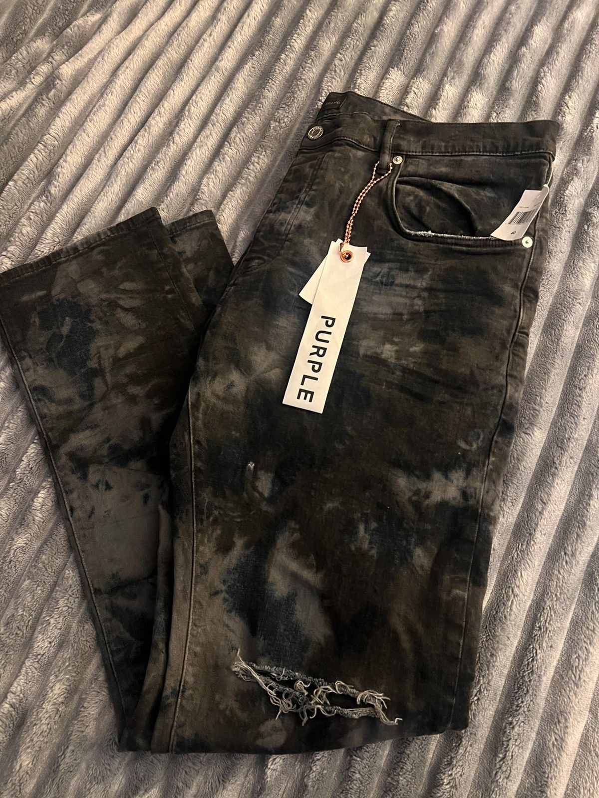 Purple Brand Purple Brand P001 Marbled Jeans Size US 40 / EU 56 - 1 Thumbnail