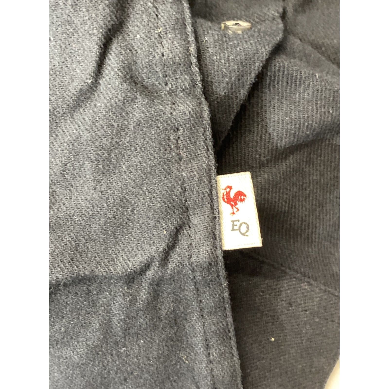 Vintage Eq Equilibrio Mens Button Front Shirt Black Solid Long Sleeve 3XL #450 Size US XXL / EU 58 / 5 - 5 Thumbnail