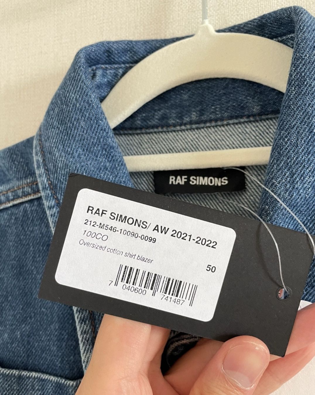 Raf Simons Raf Simons oversize denim shirt. Size US L / EU 52-54 / 3 - 3 Thumbnail