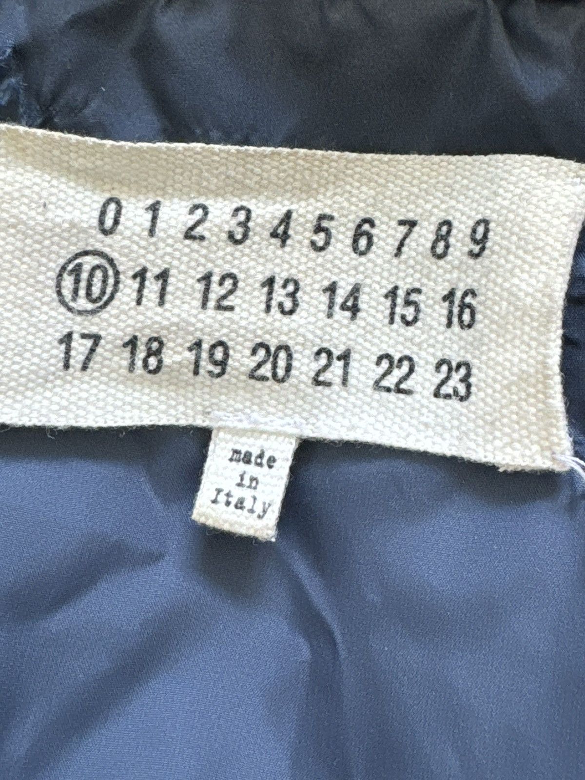 Maison Margiela Maison Martin Margiela Down Jacket Knit Switching Blue 15AW Size US M / EU 48-50 / 2 - 5 Thumbnail