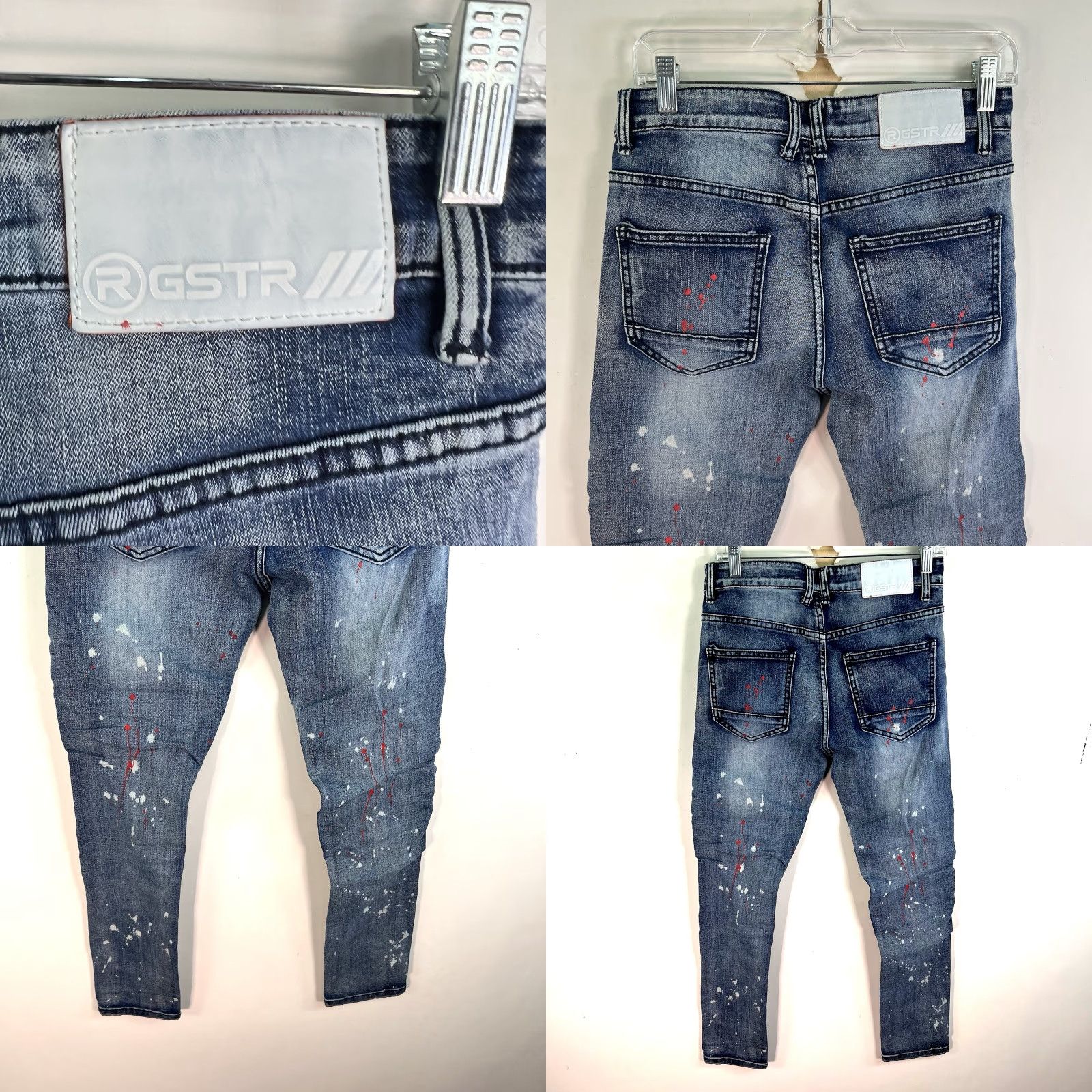 G-Star G-Star Distressed Slim denim Jeans Mens Size 30 Blue 30X30 Size US 30 / EU 46 - 8 Thumbnail