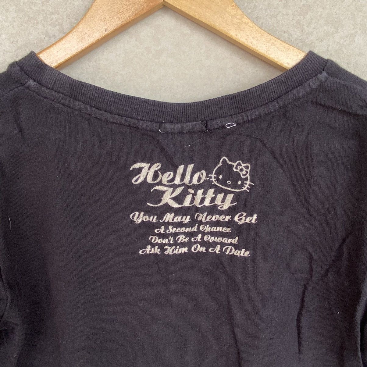 Other Vintage Hello Kitty Long Sleeve T-shirt Crewneck BlackWhite Size M / US 6-8 / IT 42-44 - 5 Thumbnail