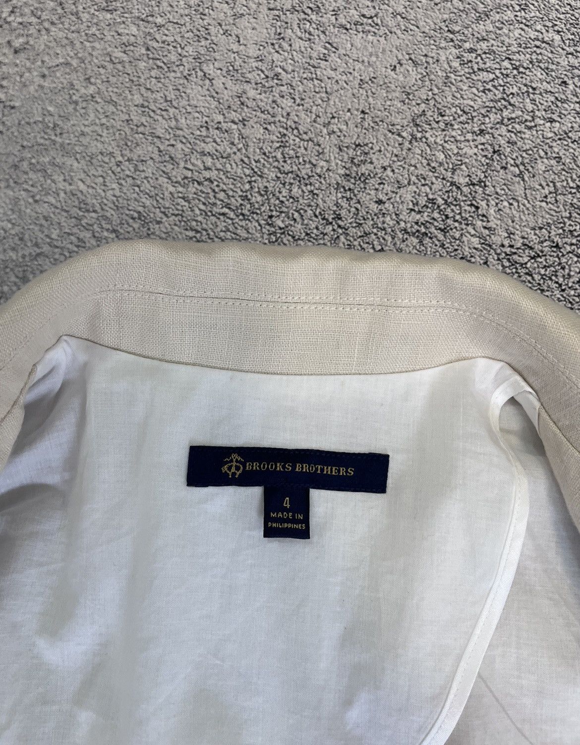 Brooks Brothers Brooks Brothers Women Blazer 100% Linen Made In Philippines Size S / US 4 / IT 40 - 7 Thumbnail