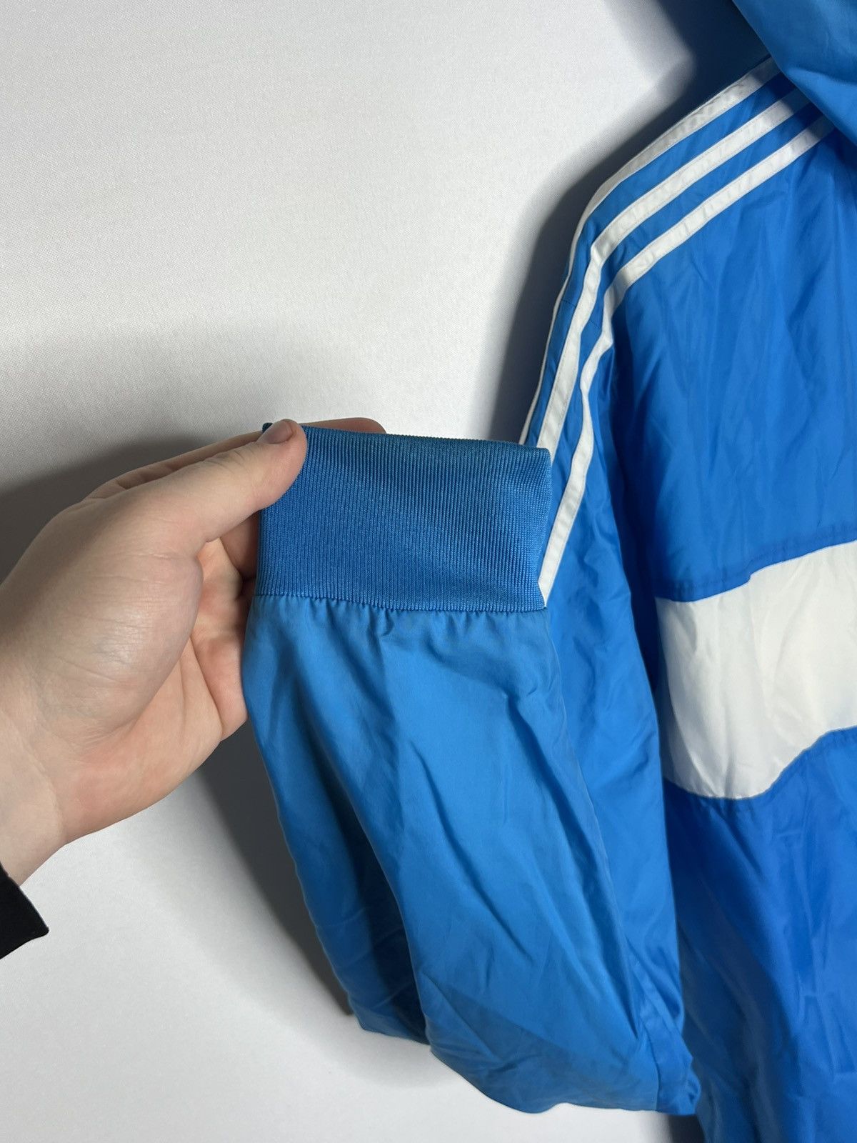 Adidas Vintage Adidas Firebird Full Zip Nylon Jacket Track Top Size US XL / EU 56 / 4 - 7 Thumbnail