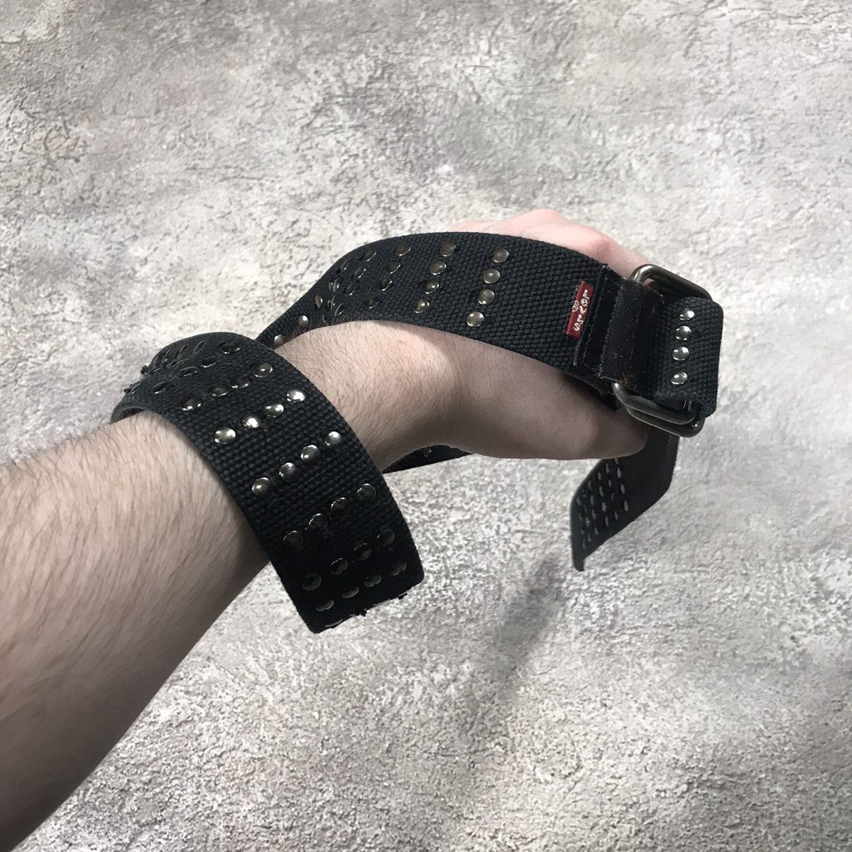 Vintage Vintage Y2K Japanese Studded Belt Streetwear Punk Slim OS Size ONE SIZE - 1 Thumbnail