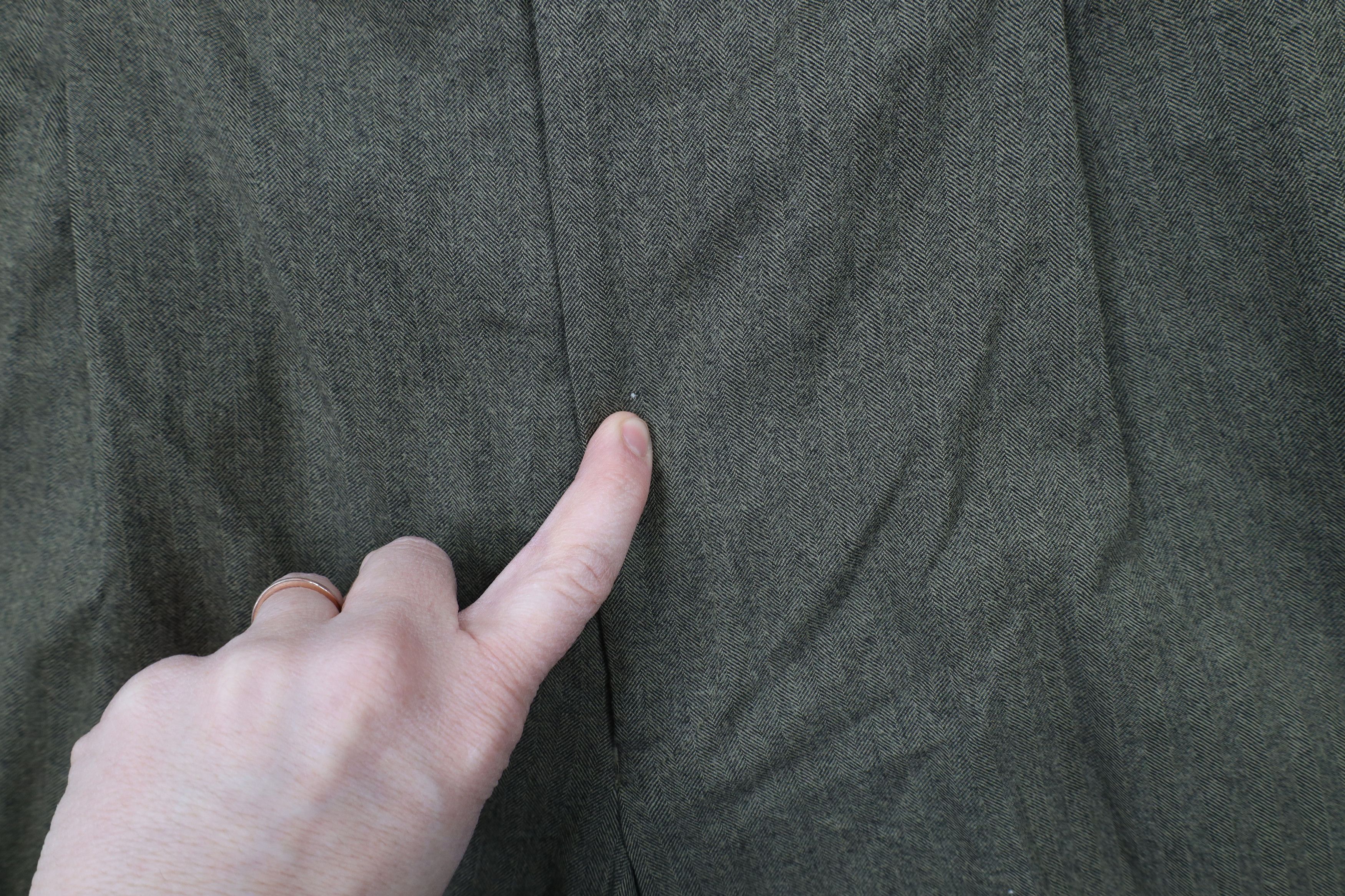Vintage Vintage 90s Streetwear Herringbone Wide Leg Chino Pants Size US 36 / EU 52 - 7 Thumbnail